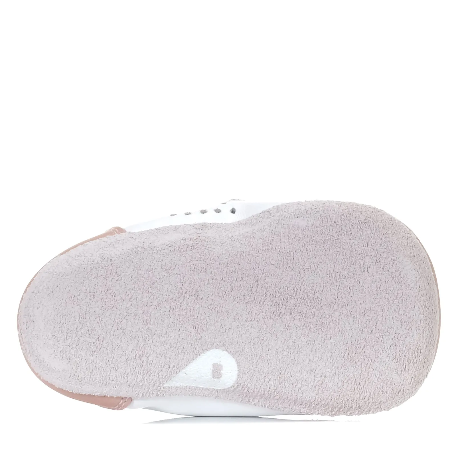 Bobux Soft Sole Grass Court White/Dusk Pearl Shoes_Bobux