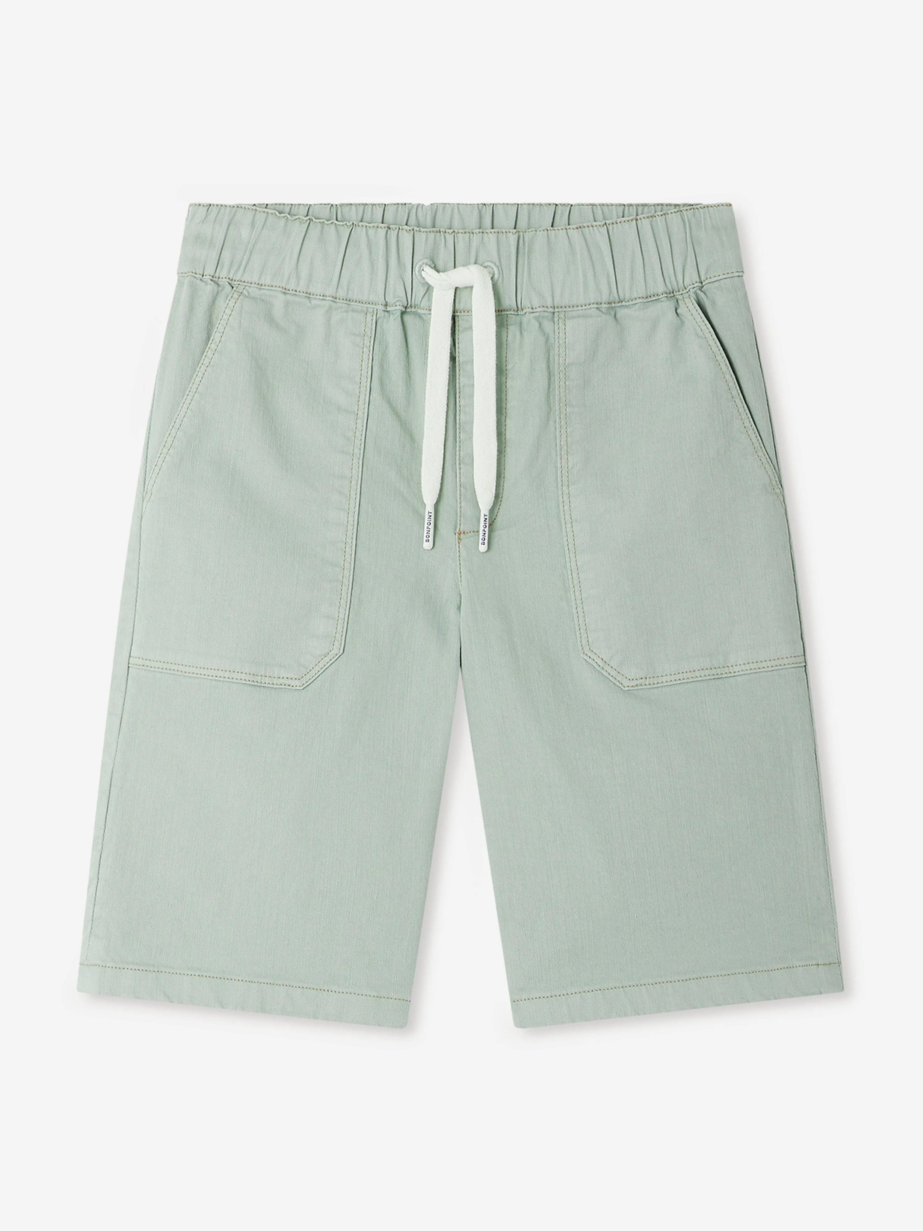 Bonpoint Boys Syl Bermuda Shorts in Green