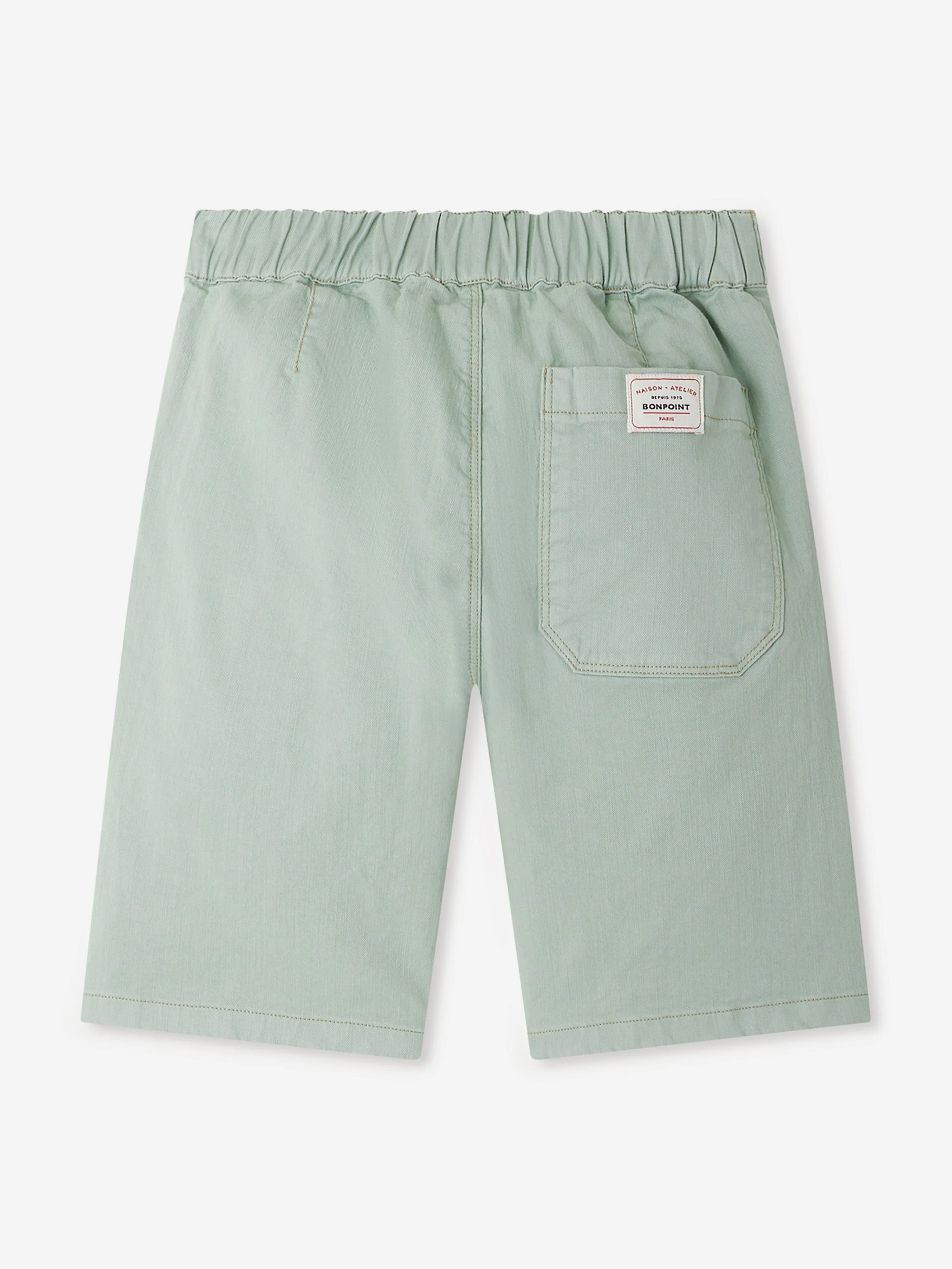 Bonpoint Boys Syl Bermuda Shorts in Green
