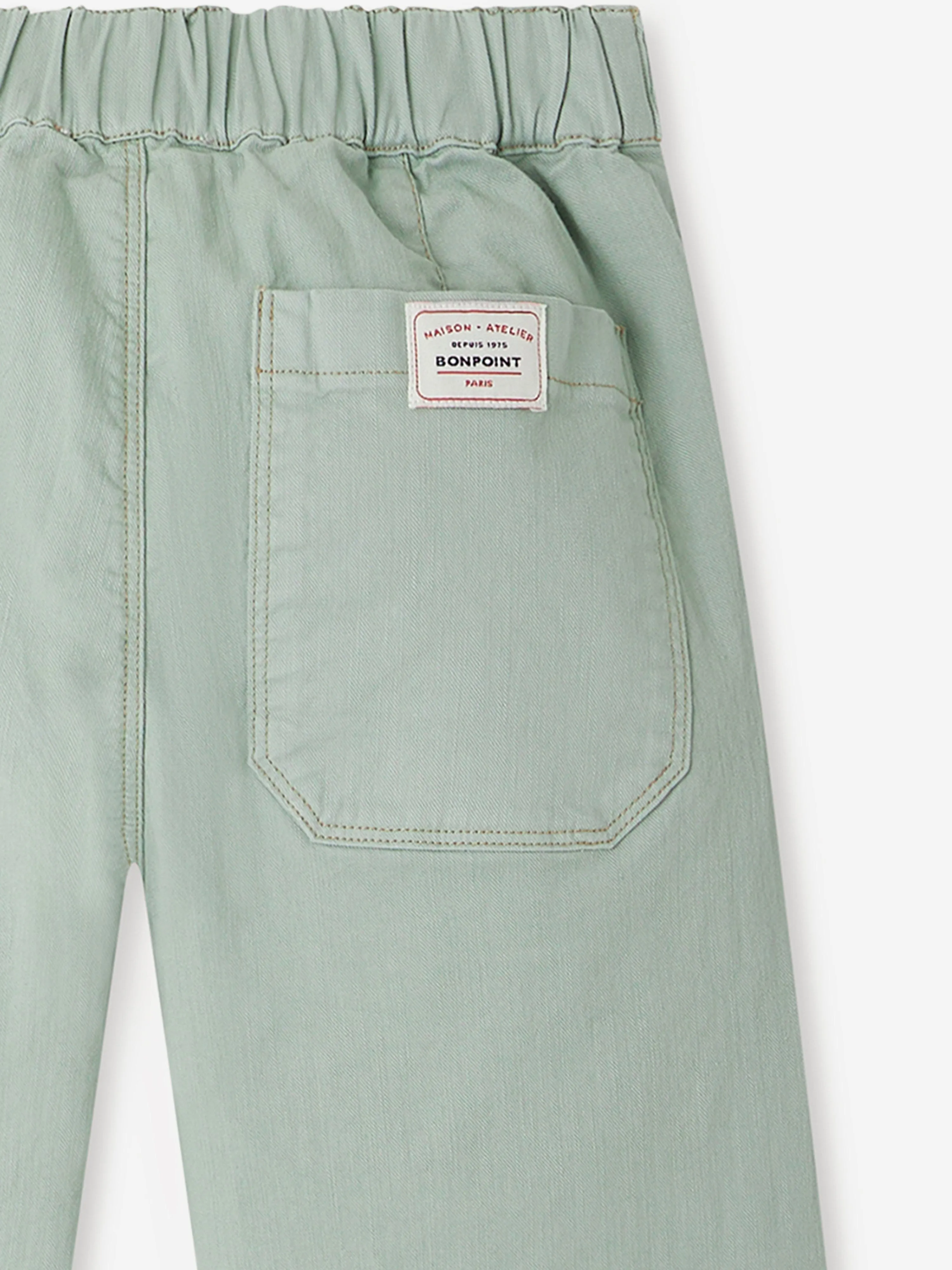 Bonpoint Boys Syl Bermuda Shorts in Green