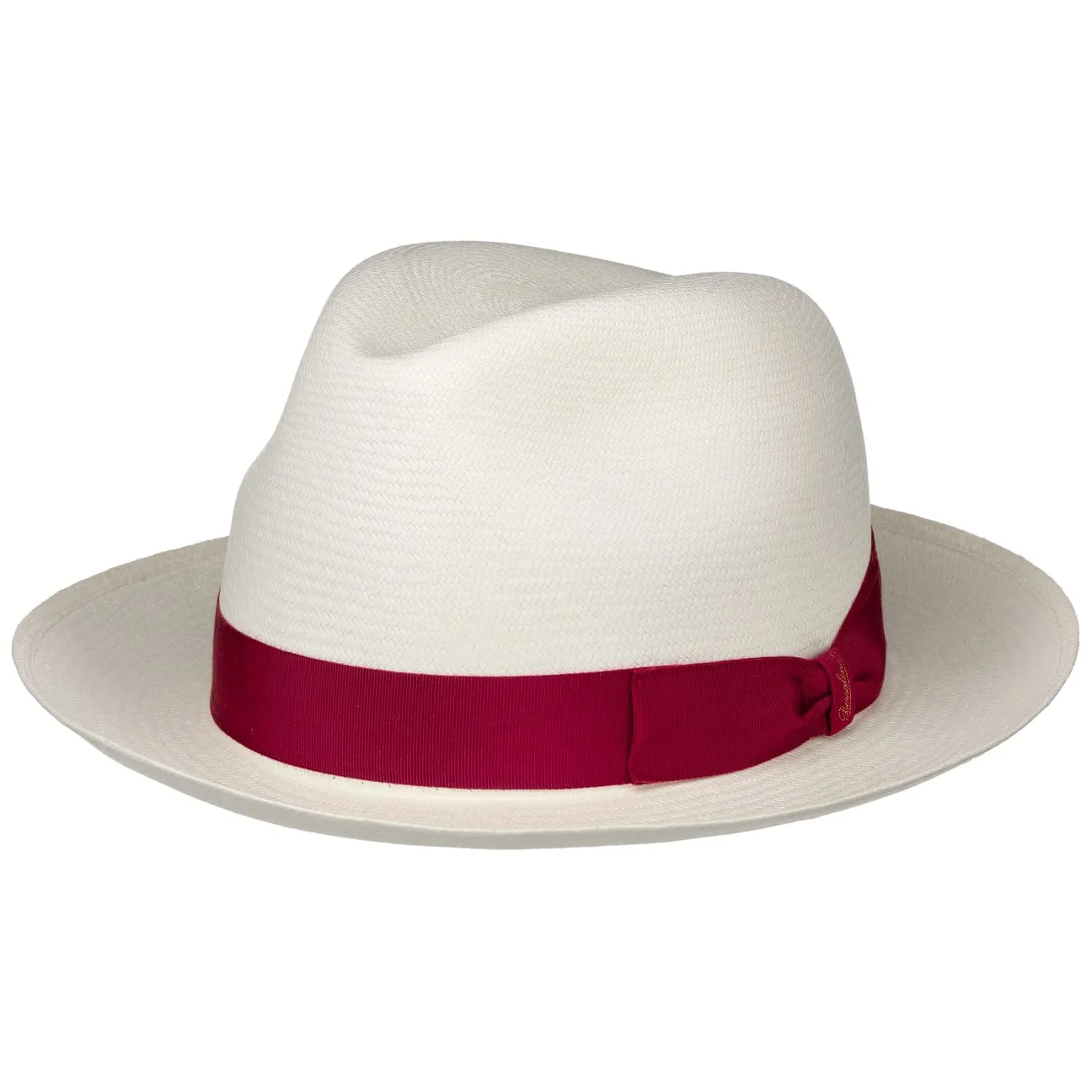 Borsalino Hats Grosgrain Trim Small Panama Hat by Borsalino