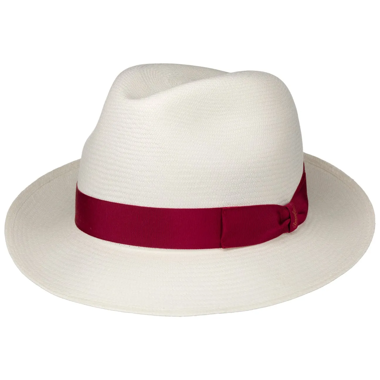 Borsalino Hats Grosgrain Trim Small Panama Hat by Borsalino