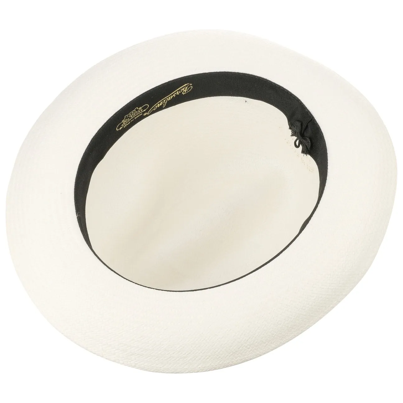 Borsalino Hats Grosgrain Trim Small Panama Hat by Borsalino