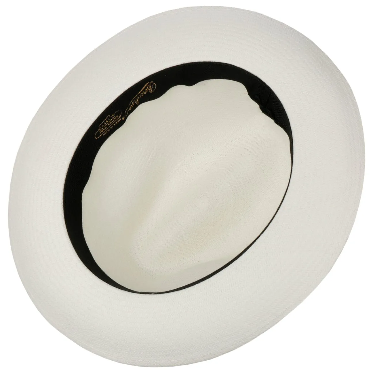 Borsalino Hats Grosgrain Trim Small Panama Hat by Borsalino