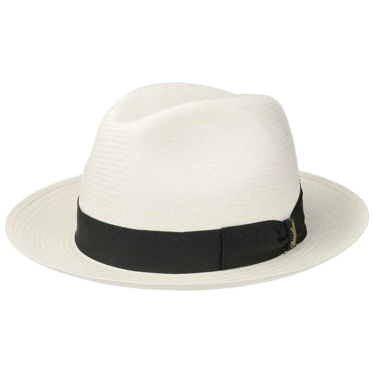 Borsalino Hats Grosgrain Trim Small Panama Hat by Borsalino