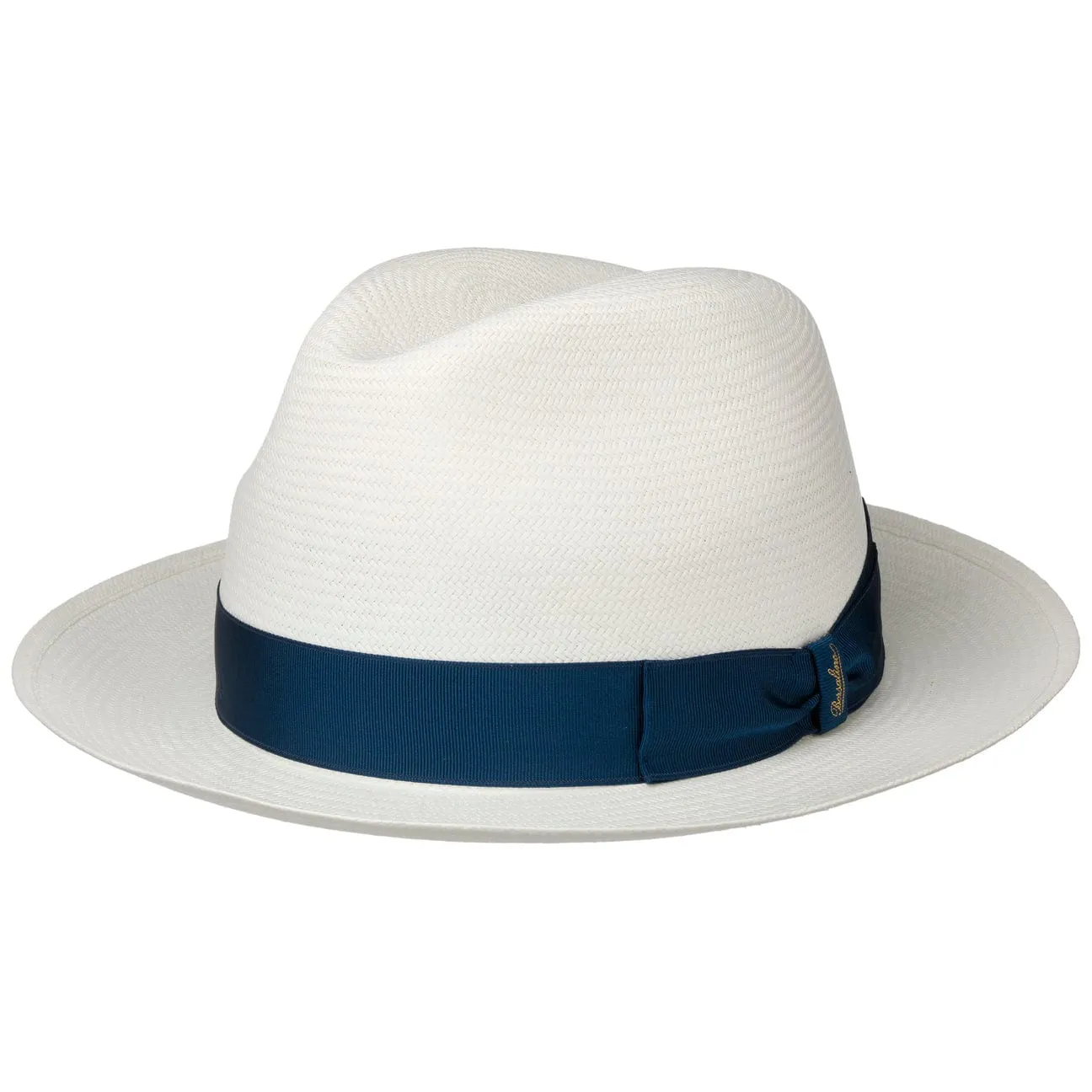 Borsalino Hats Grosgrain Trim Small Panama Hat by Borsalino
