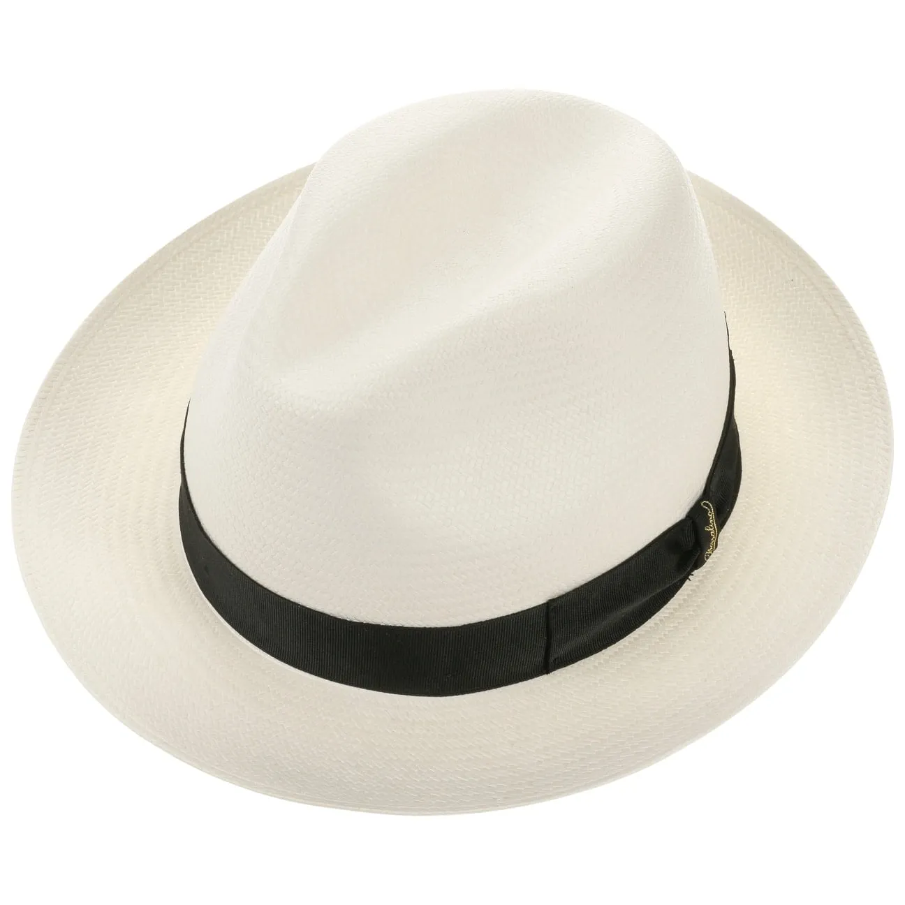 Borsalino Hats Grosgrain Trim Small Panama Hat by Borsalino
