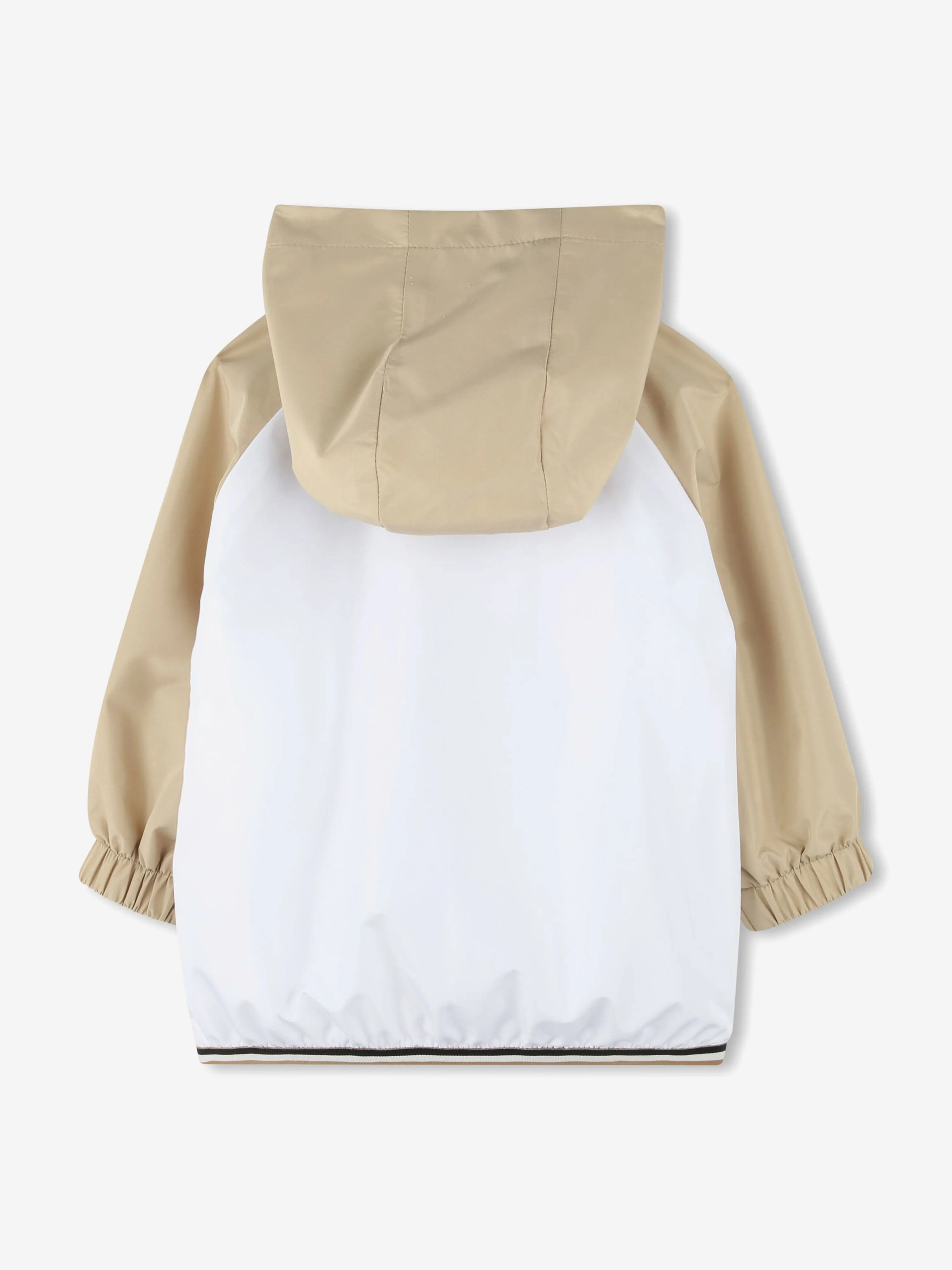BOSS Baby Boys Hooded Windbreaker in Beige