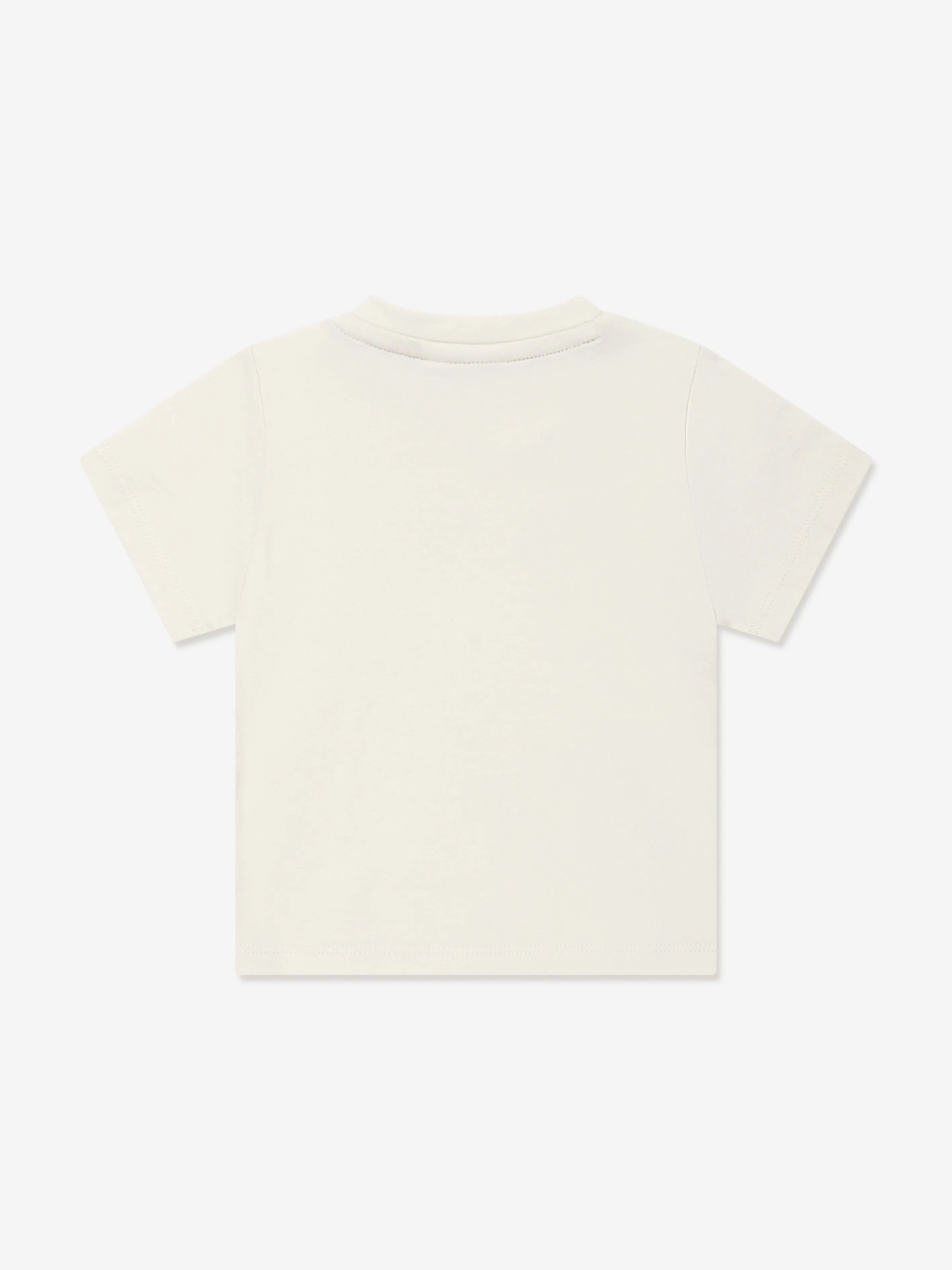 BOSS Baby Boys Logo Print T-Shirt in Beige