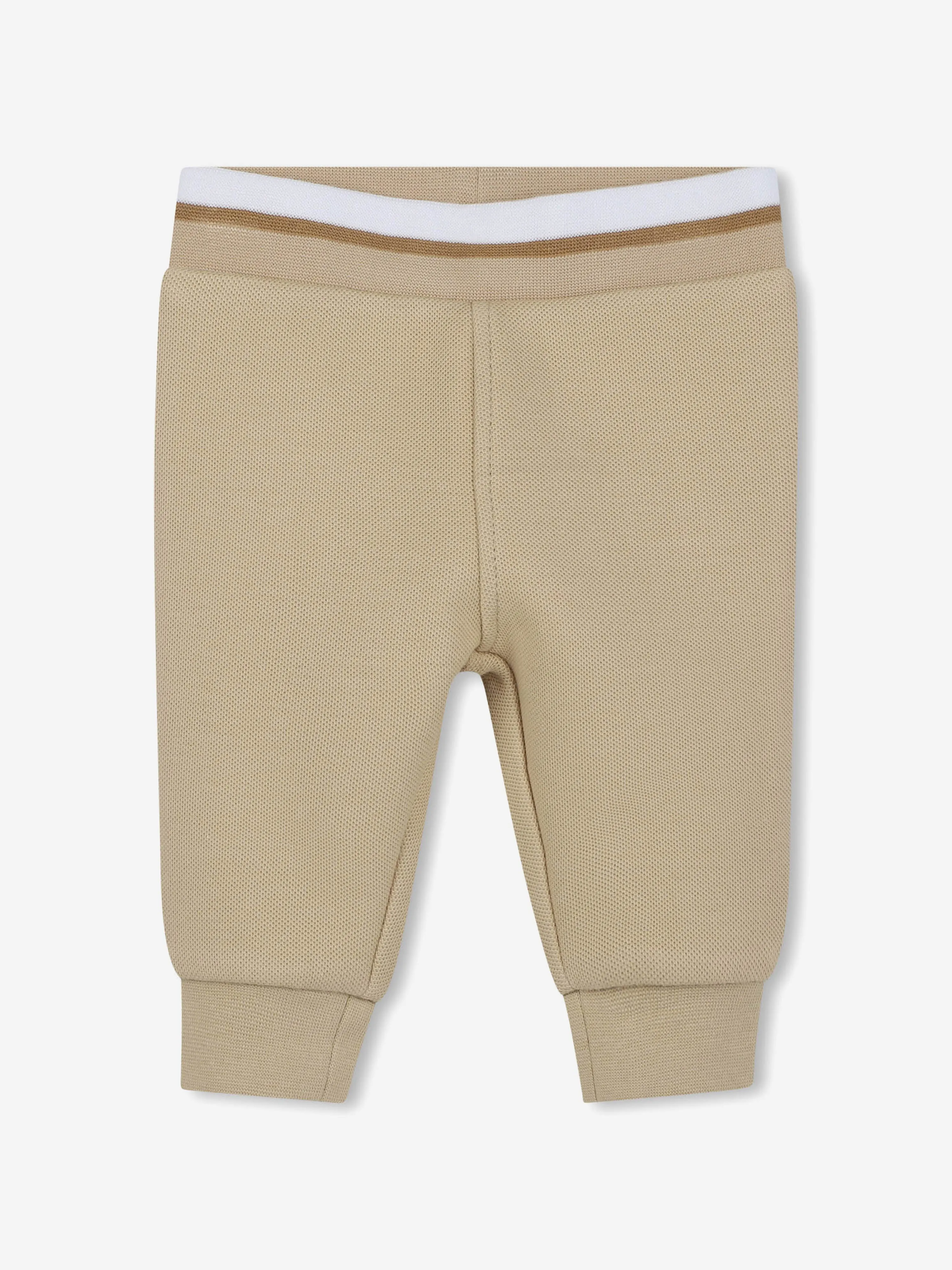 BOSS Baby Boys Tracksuit Set in Beige