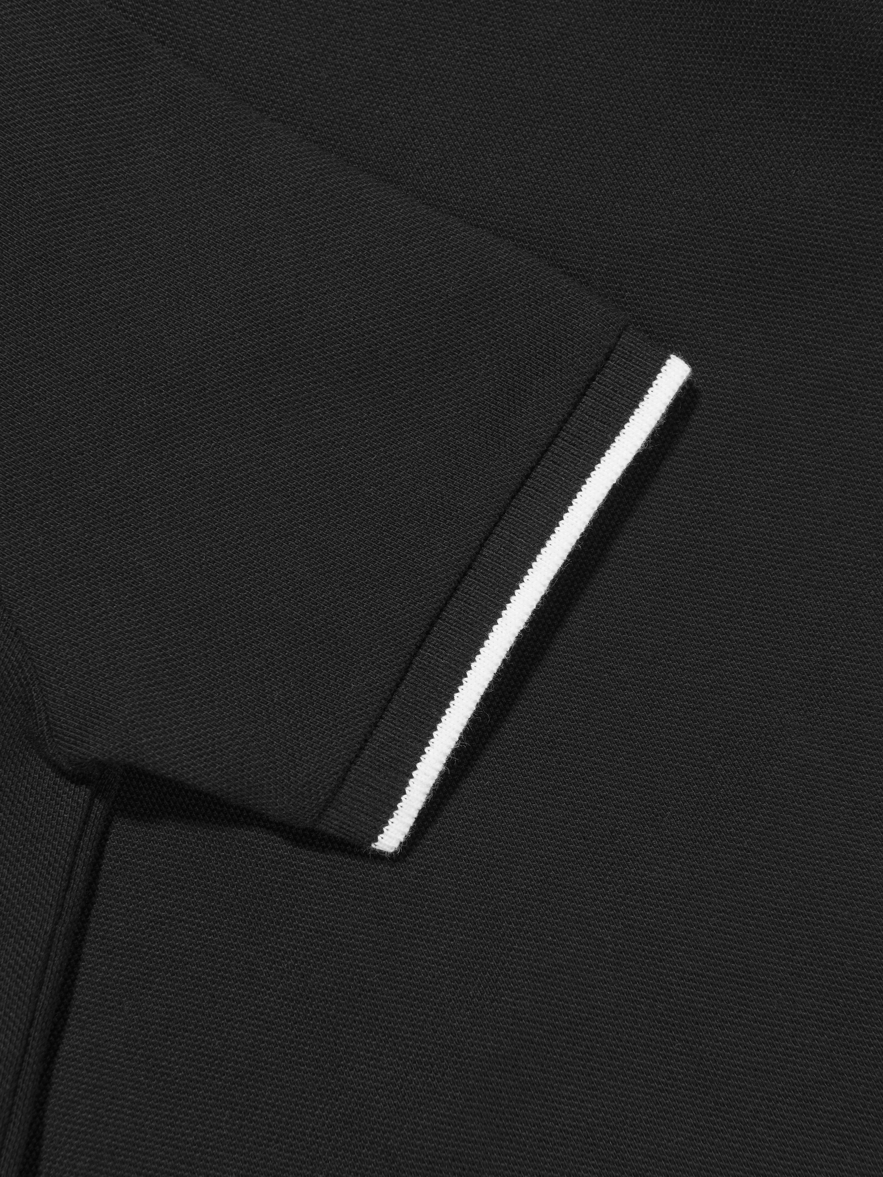 BOSS Boys Logo Polo Shirt in Black