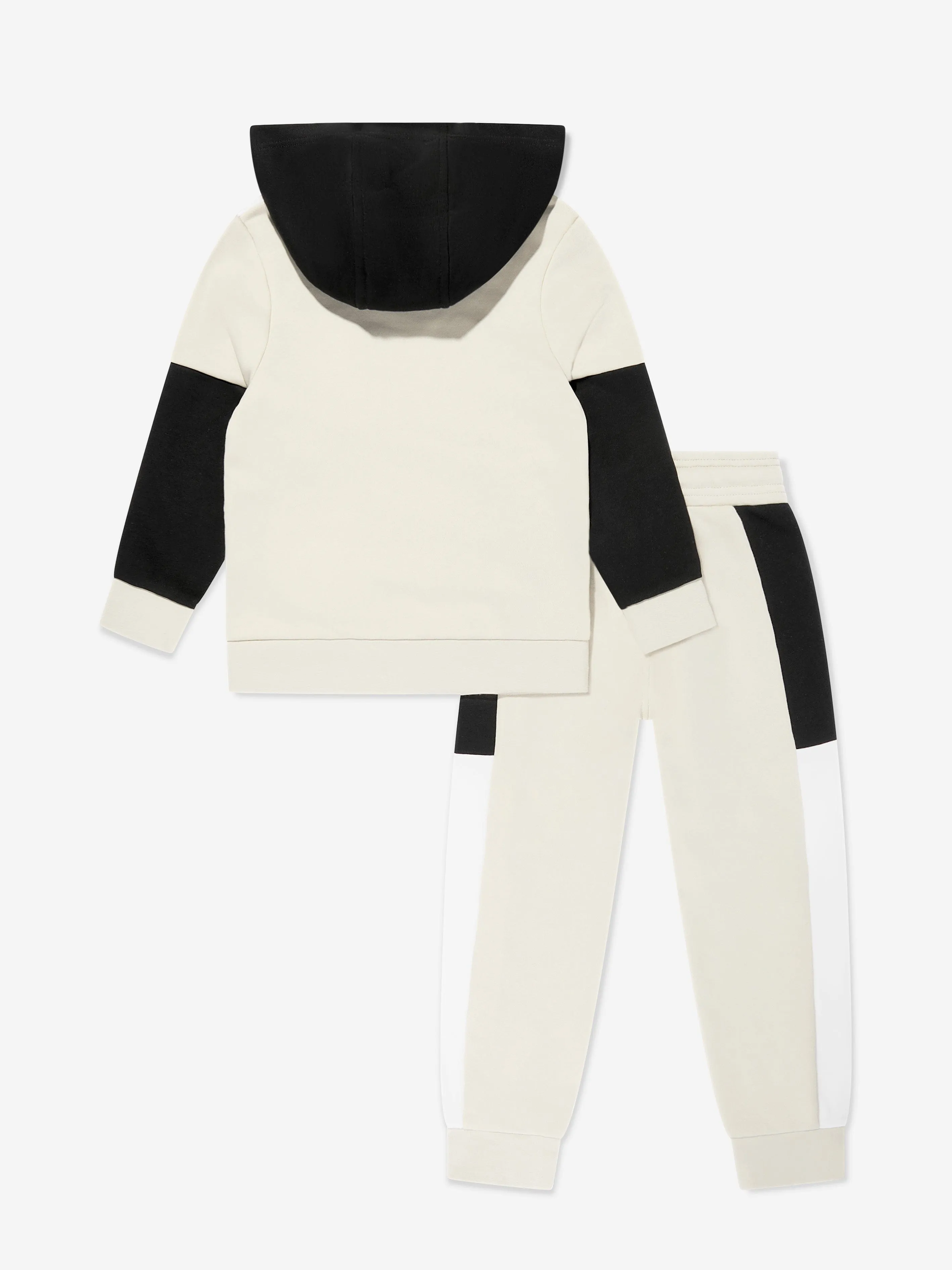 BOSS Boys Logo Tracksuit in Beige