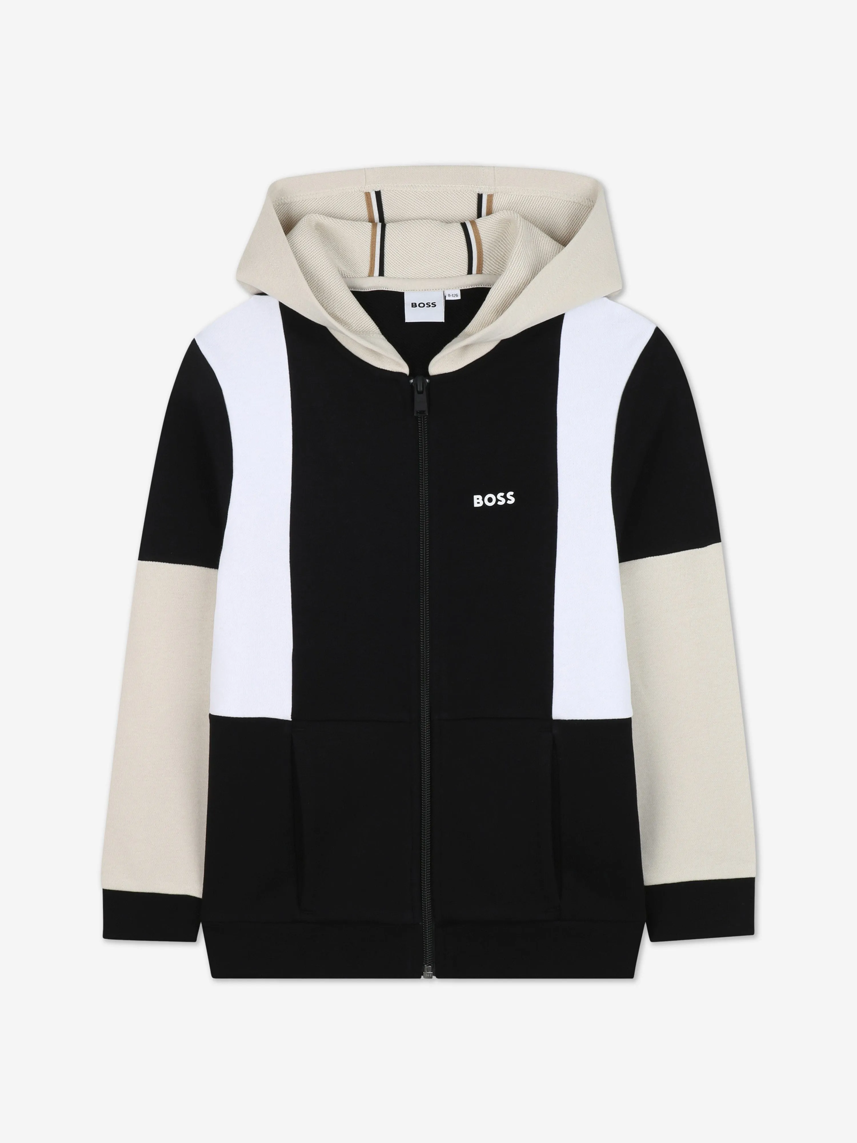 BOSS Boys Logo Tracksuit in Black