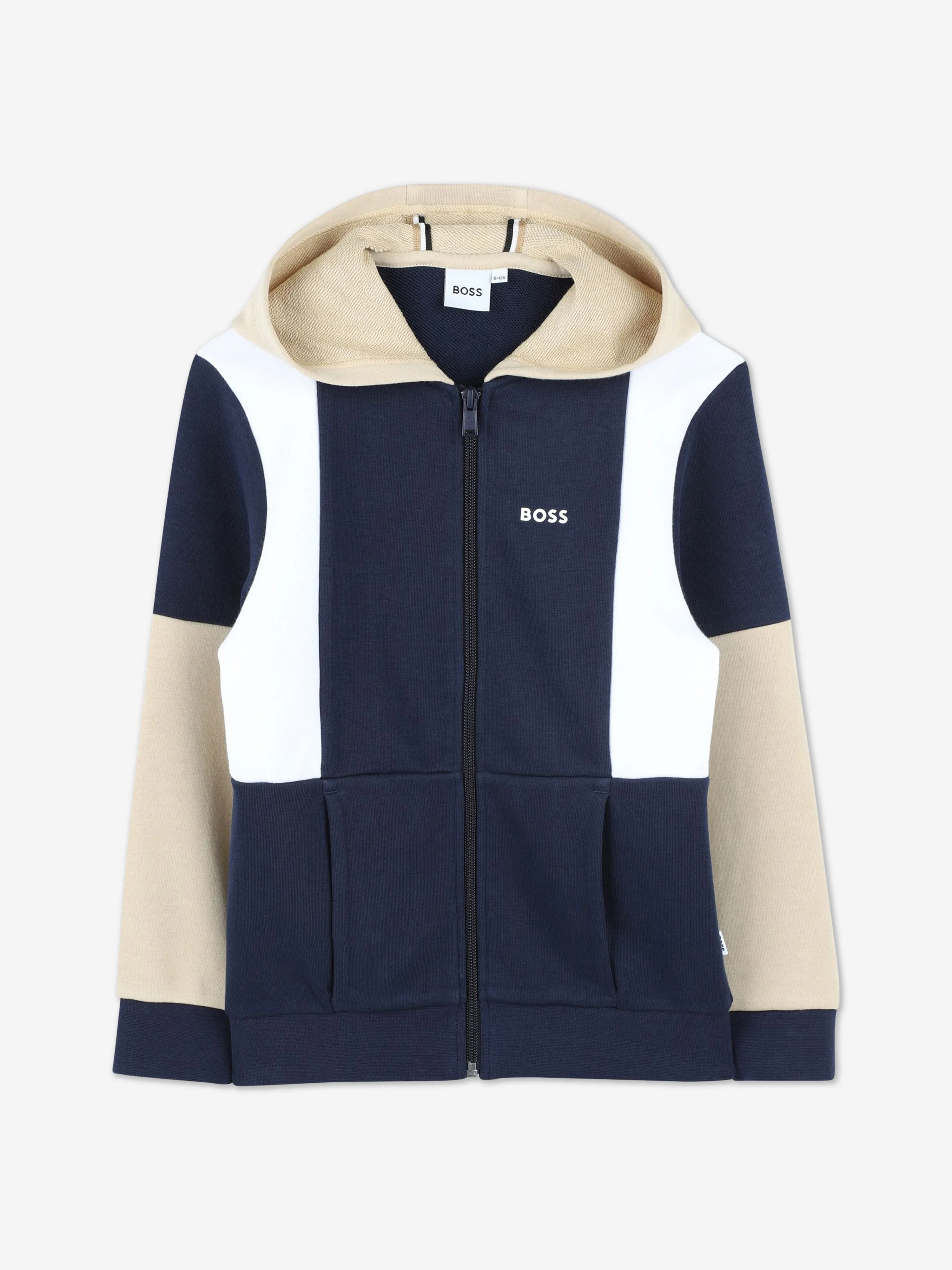BOSS Boys Logo Tracksuit in Navy