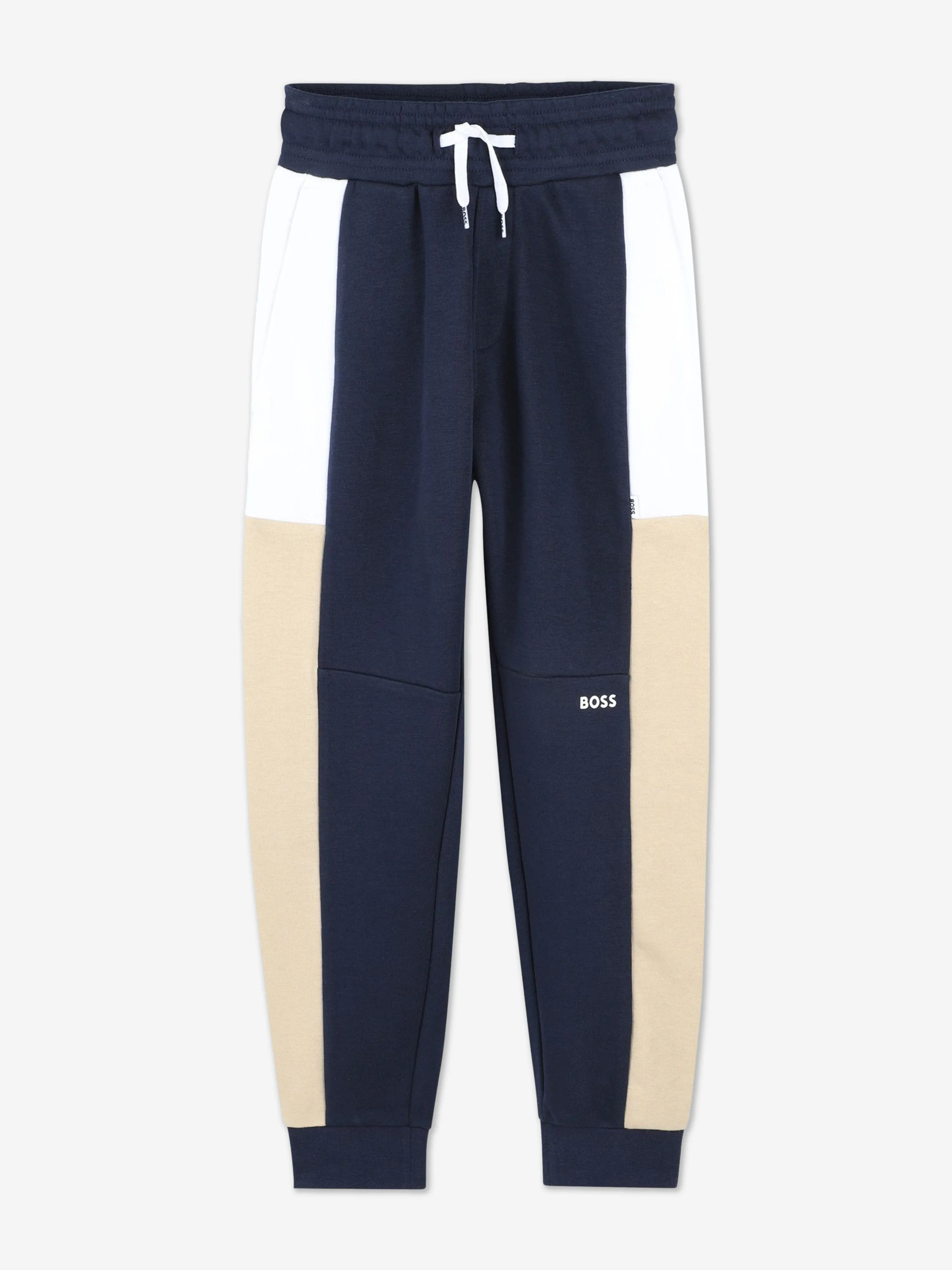 BOSS Boys Logo Tracksuit in Navy