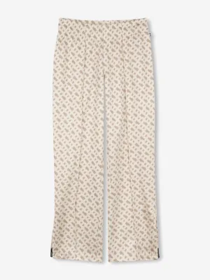 BOSS Boys Monogram Jogging Pants in Beige