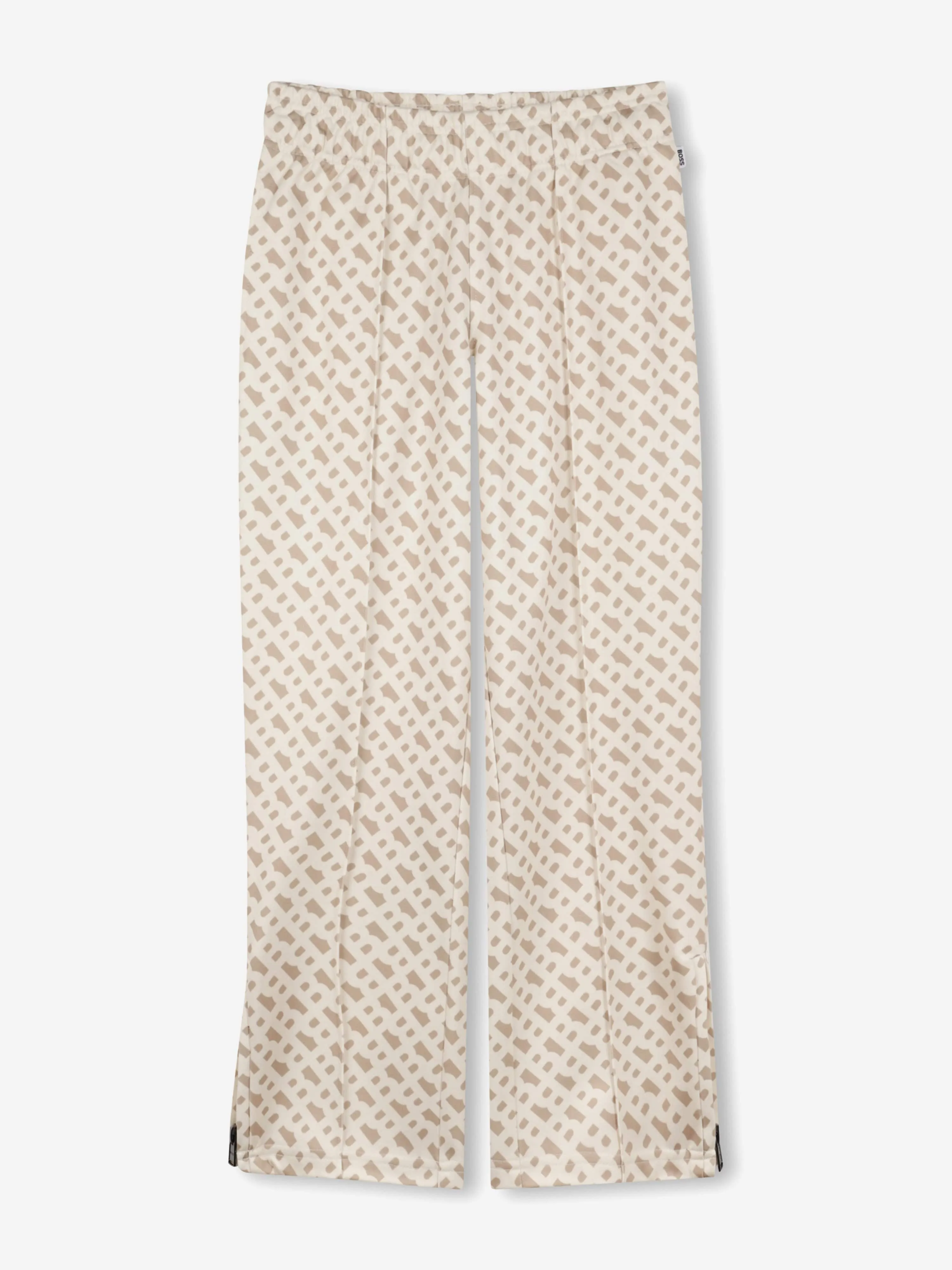 BOSS Boys Monogram Jogging Pants in Beige