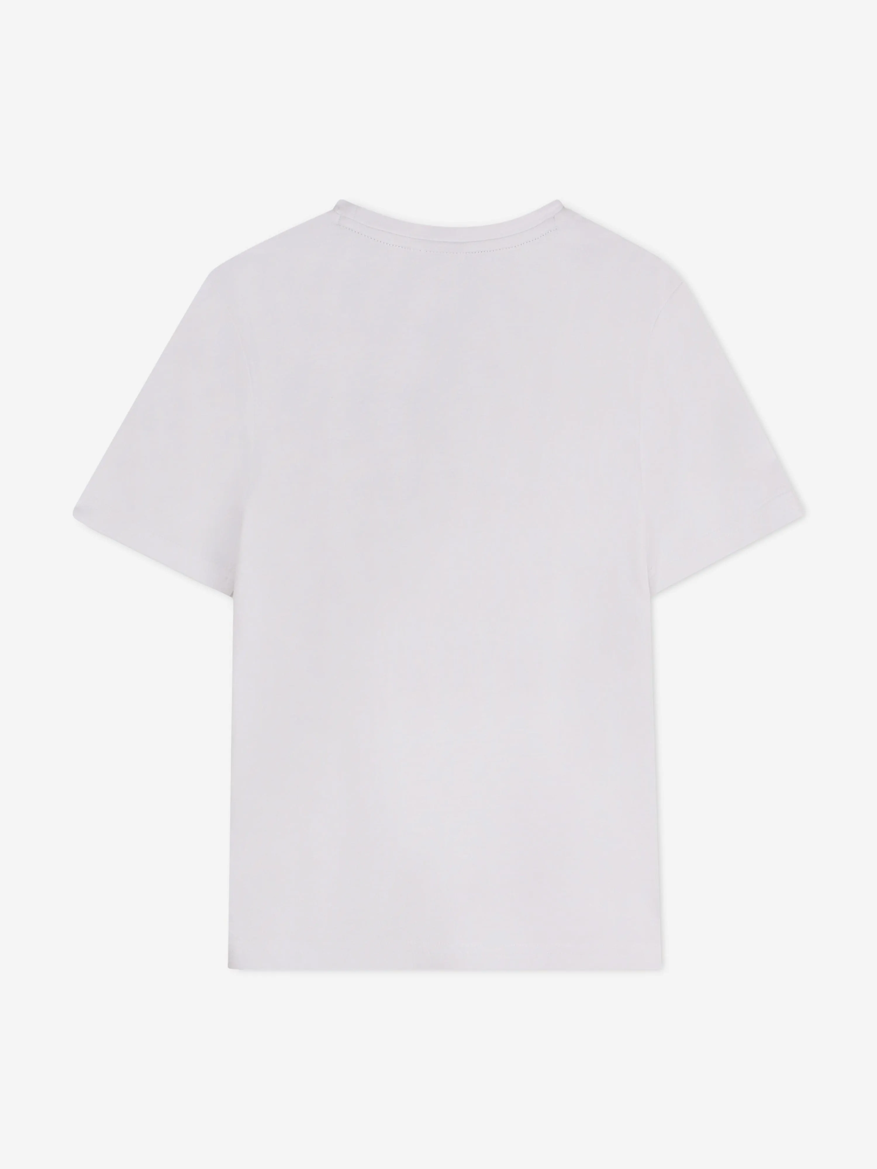 BOSS Boys Multi Logo T-Shirt in White