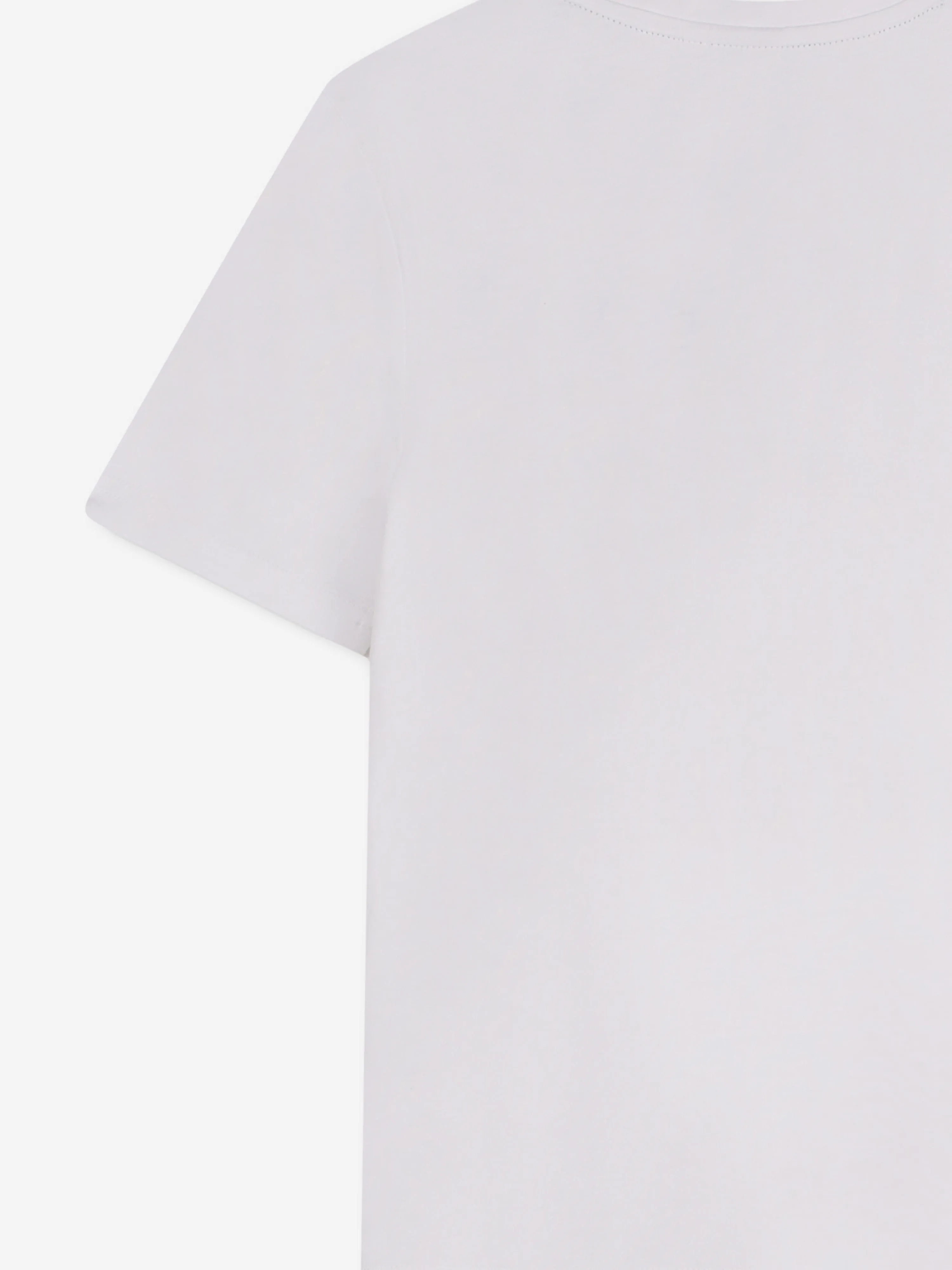 BOSS Boys Multi Logo T-Shirt in White