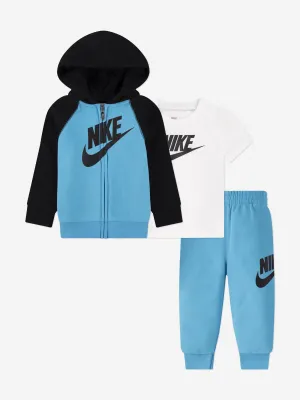 Boys 3 Piece Tracksuit Set in Blue