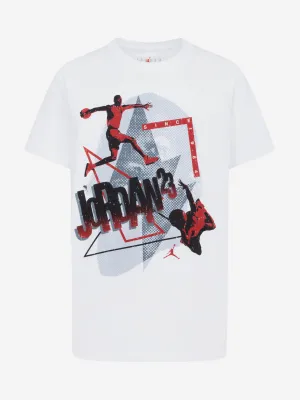 Boys 3peat T-Shirt in White