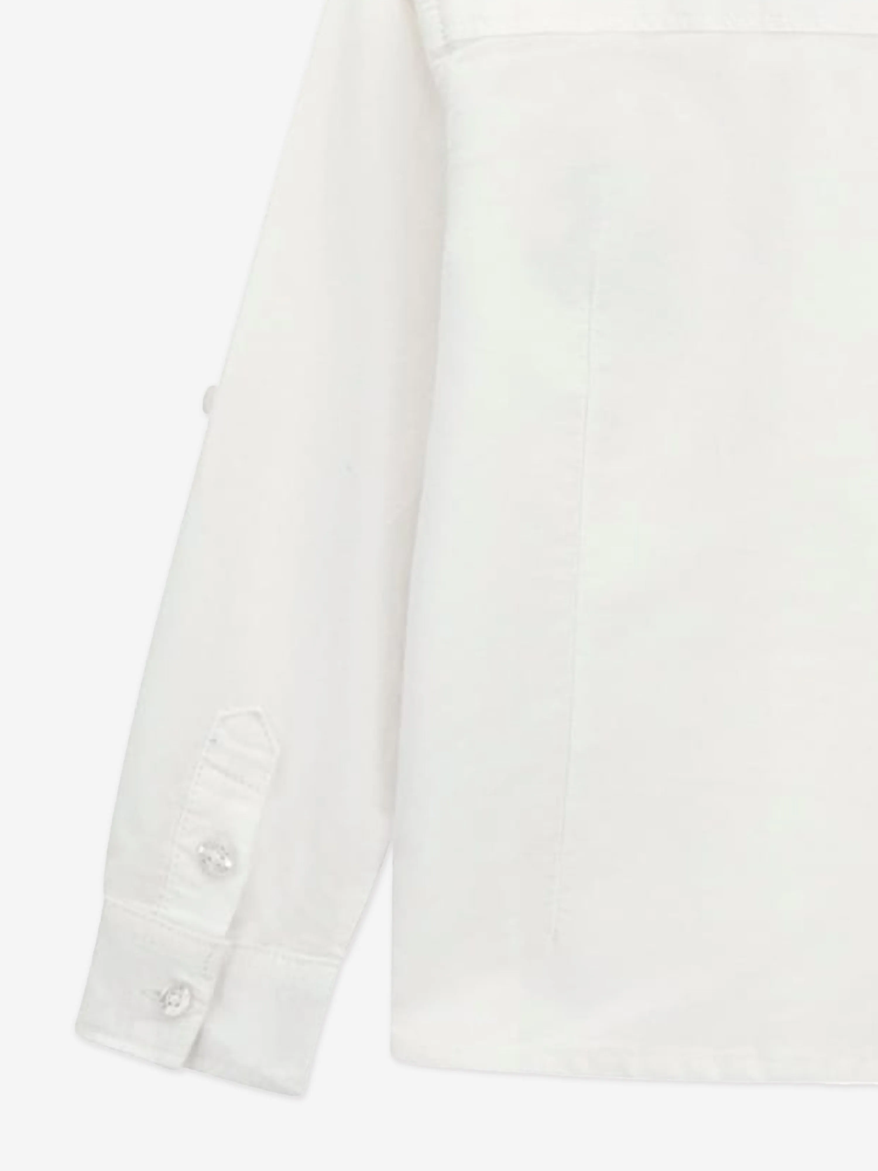 Boys Bear Oxford Shirt in White