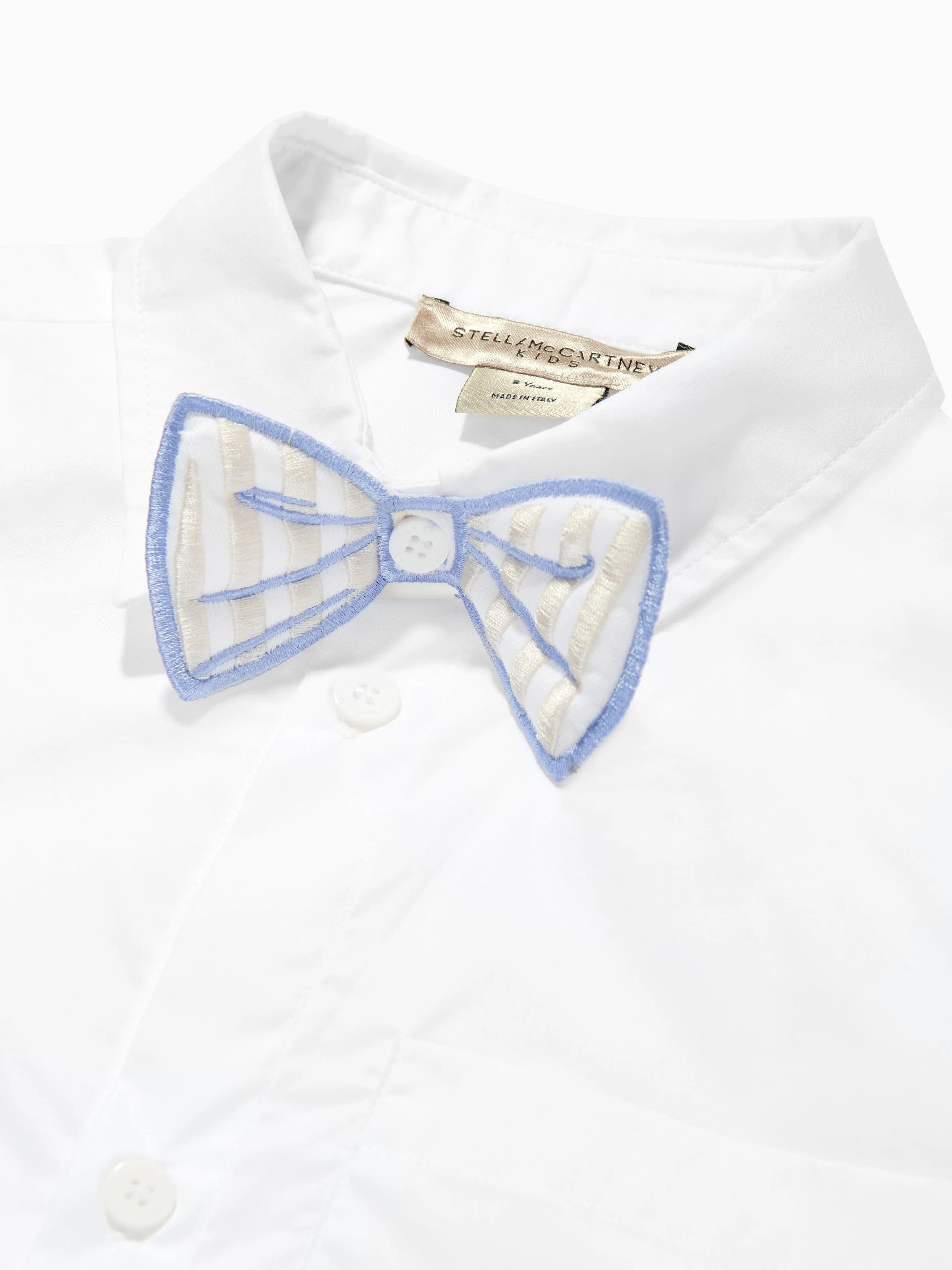 Boys Bow Tie Shirt in White