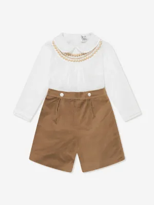 Boys Buster Suit in Brown