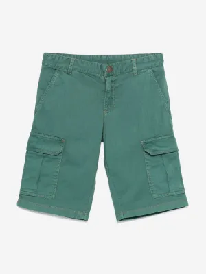 Boys Caiman Bermuda Shorts in Green