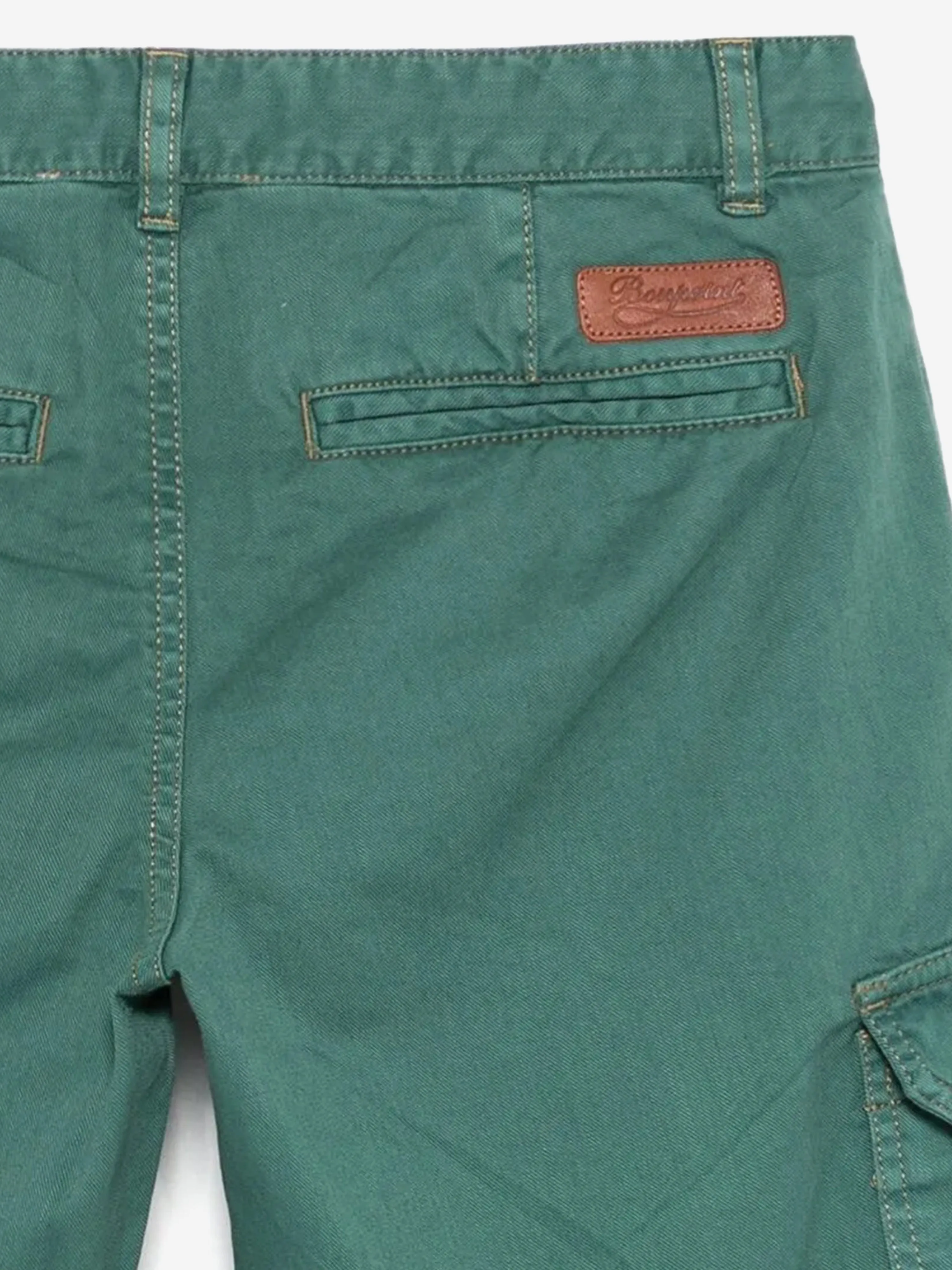 Boys Caiman Bermuda Shorts in Green