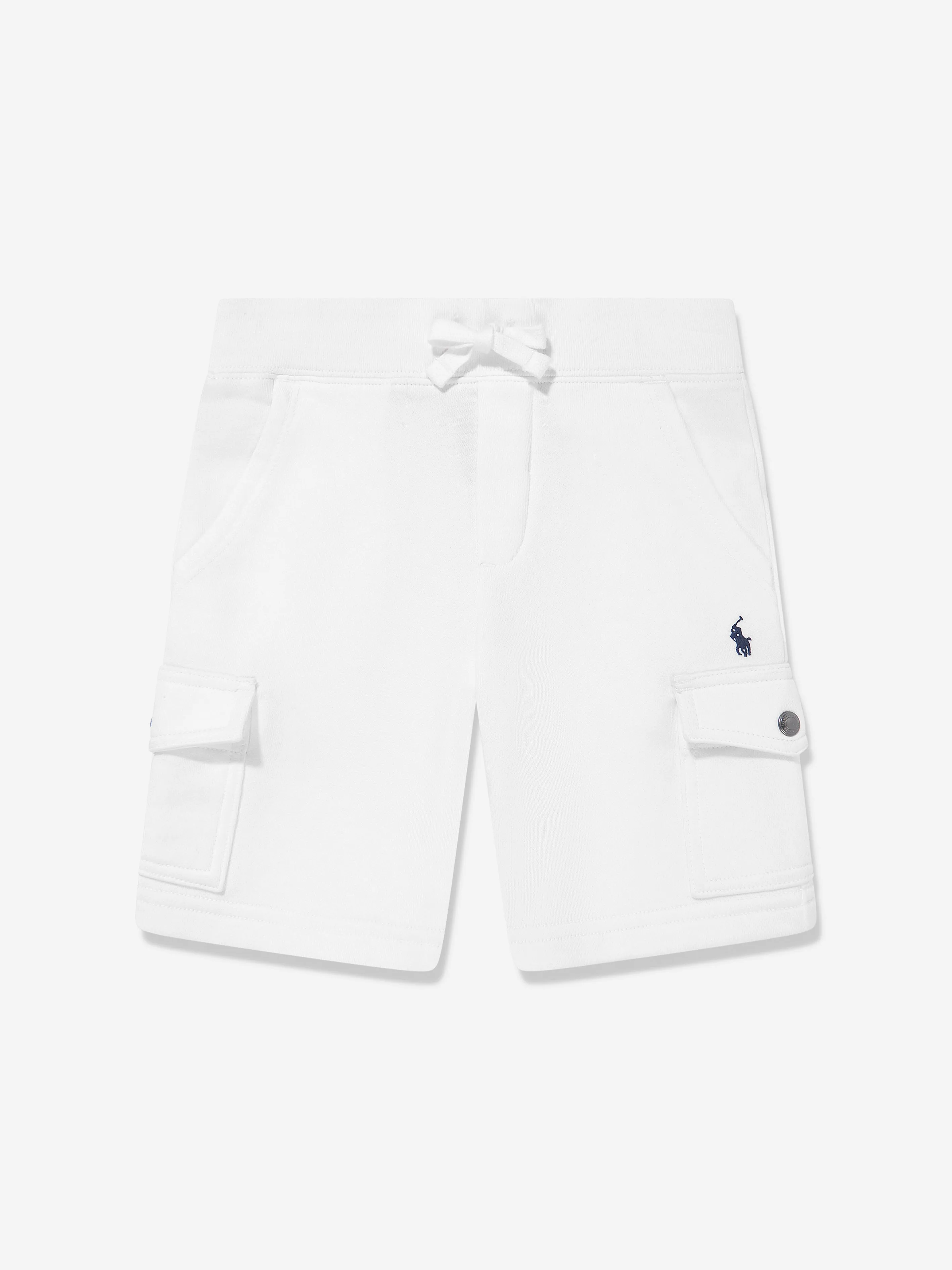 Boys Cargo Shorts in White