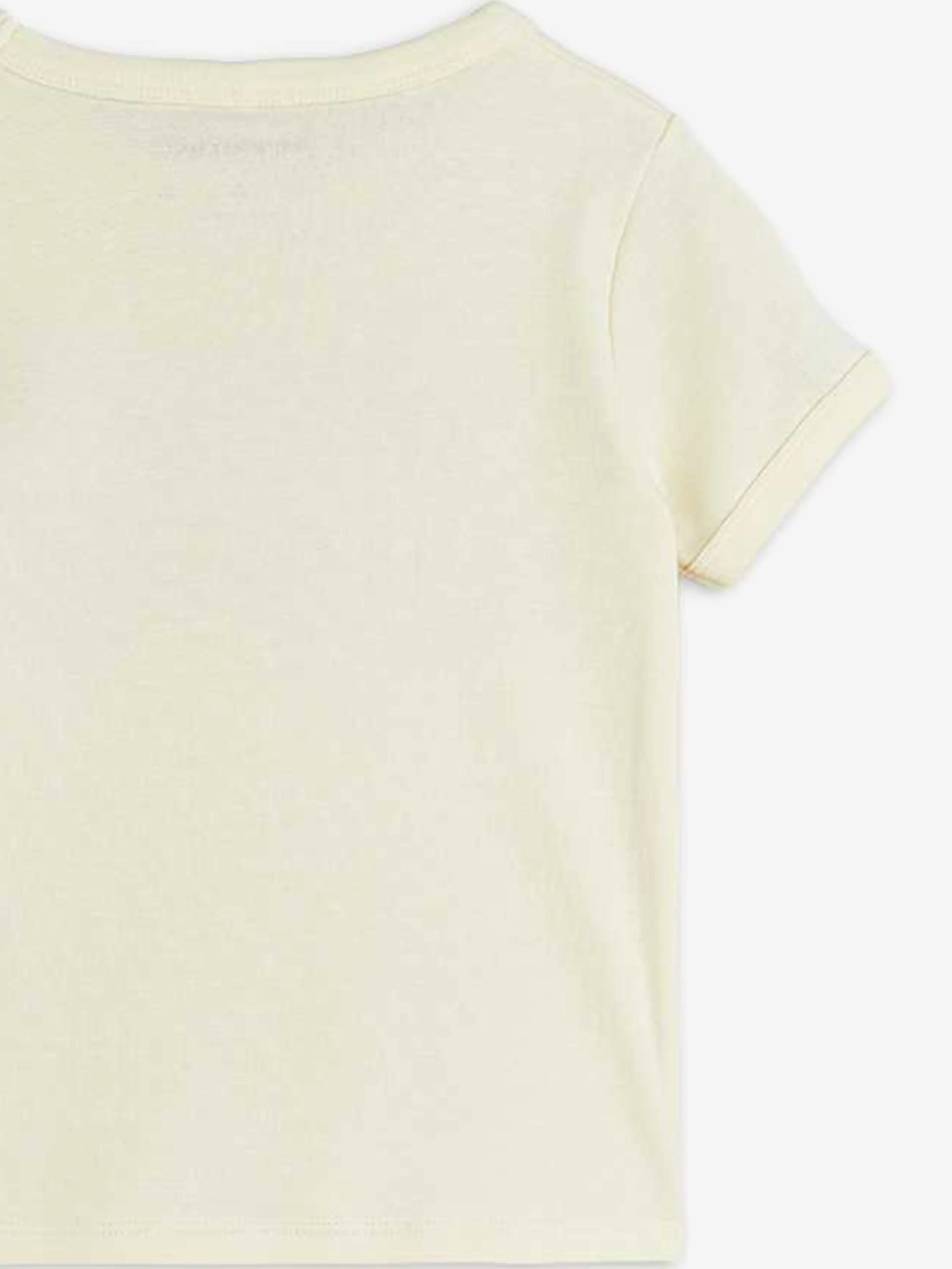 Boys Cats Logo T-Shirt in White