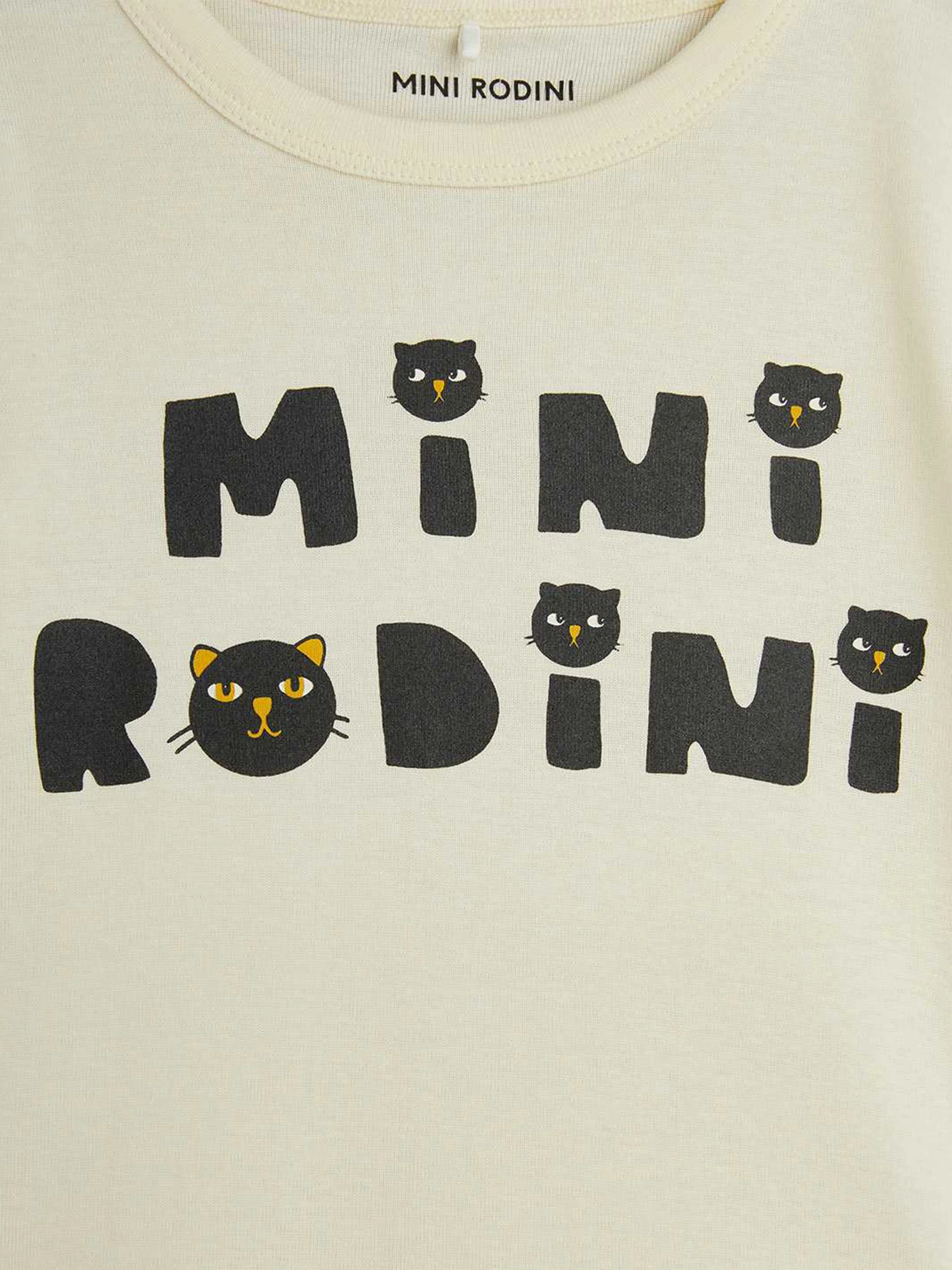 Boys Cats Logo T-Shirt in White