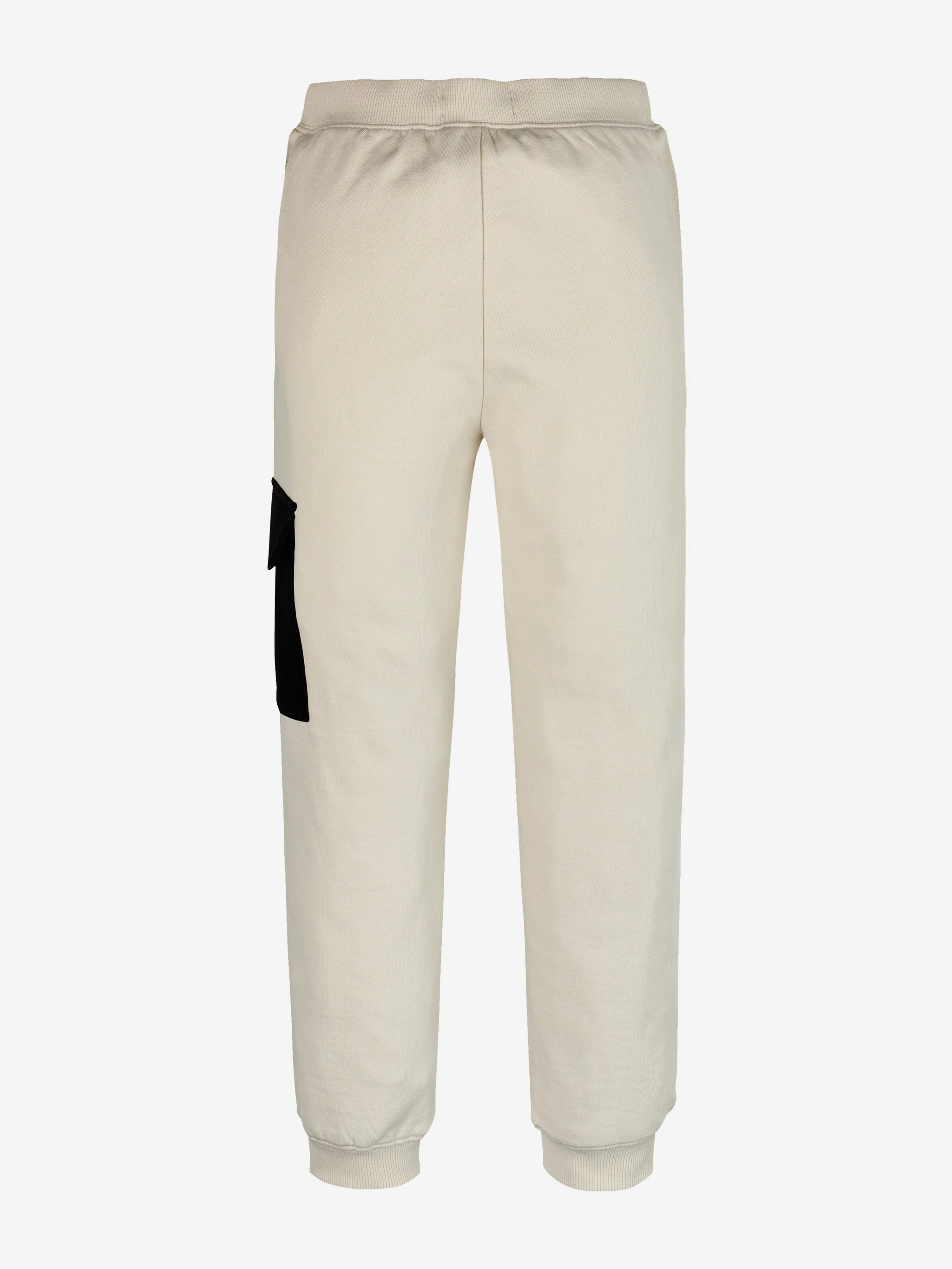 Boys Colourblock Cargo Joggers in Ivory