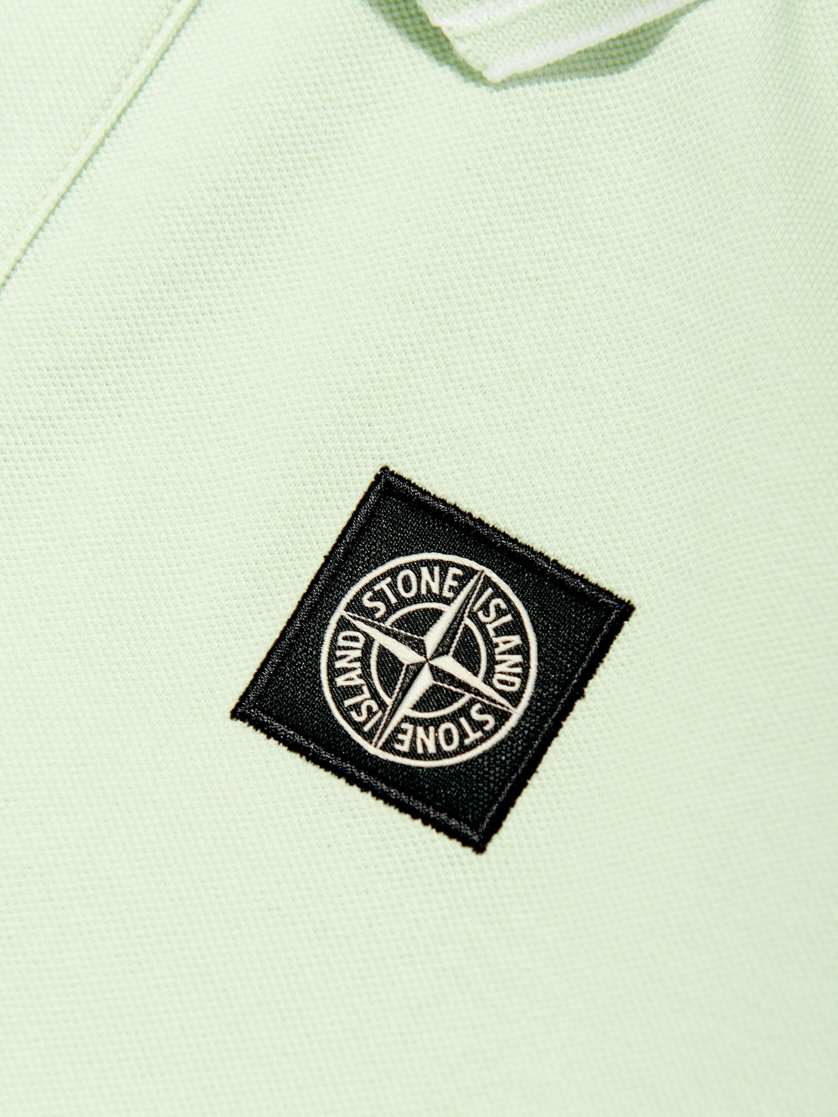 Boys Compass Logo Polo Shirt in Green