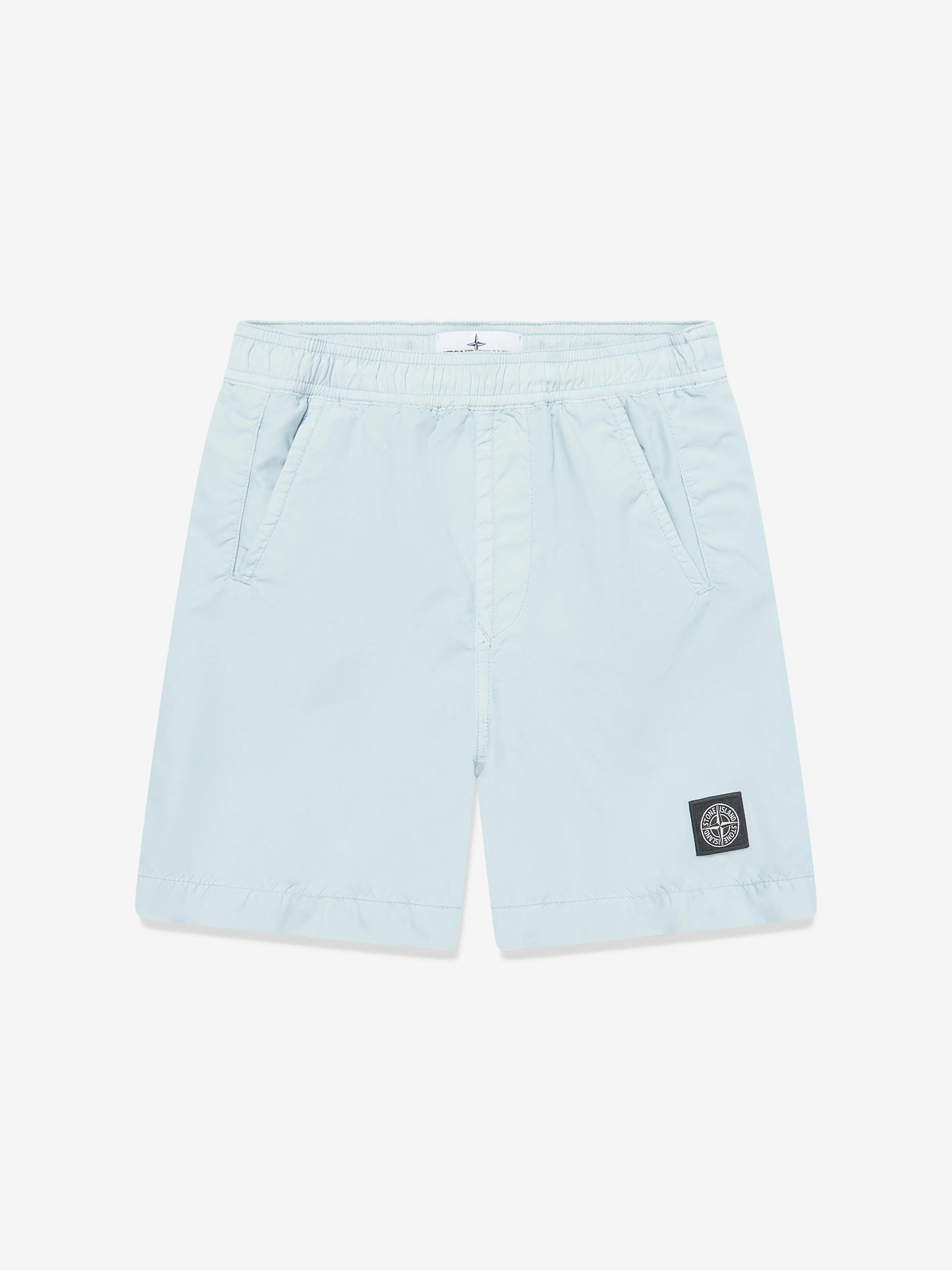 Boys Compass Logo Swim Shorts in Blue