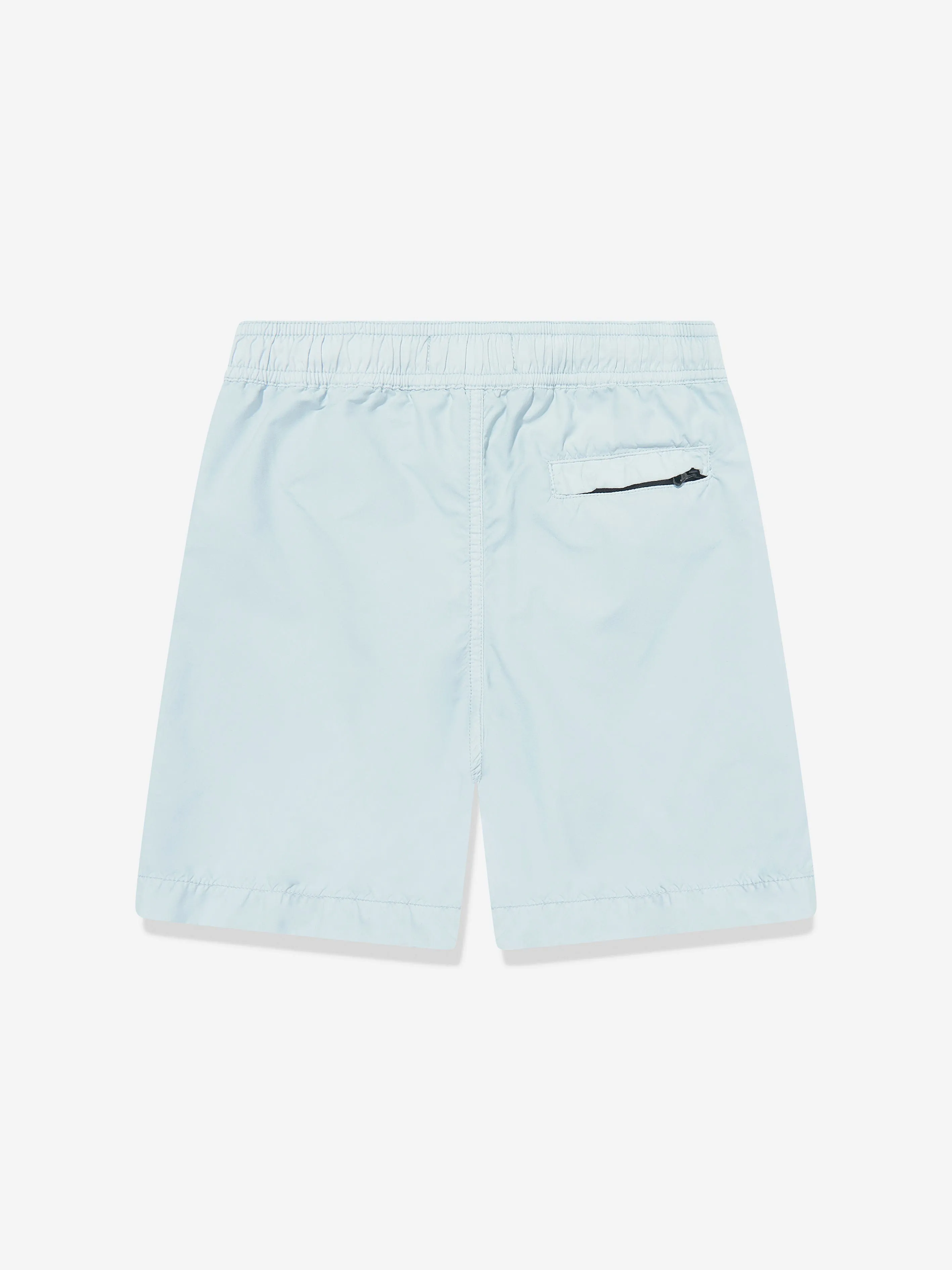 Boys Compass Logo Swim Shorts in Blue