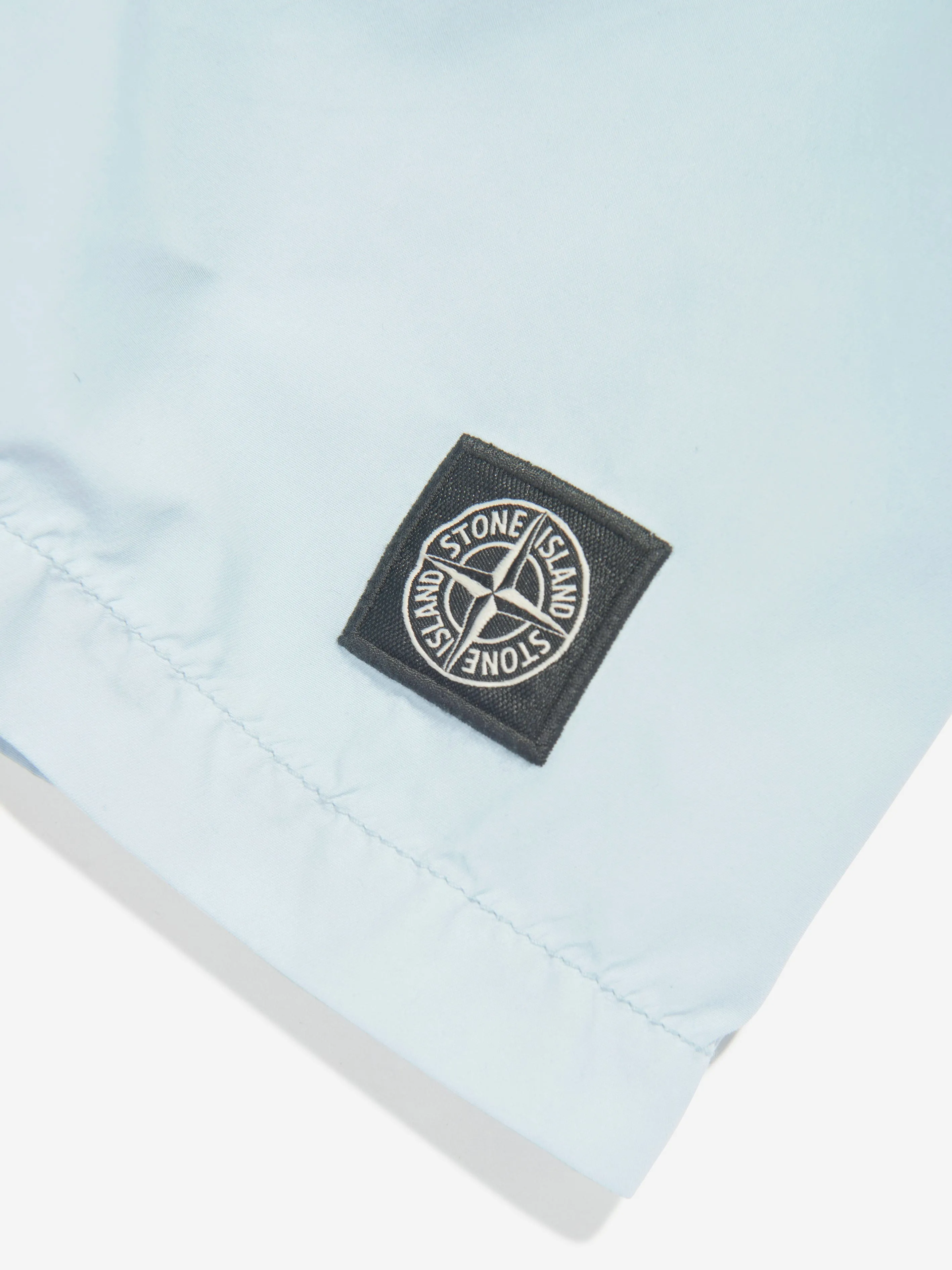Boys Compass Logo Swim Shorts in Blue