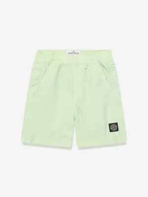 Boys Compass Logo Swim Shorts in Green
