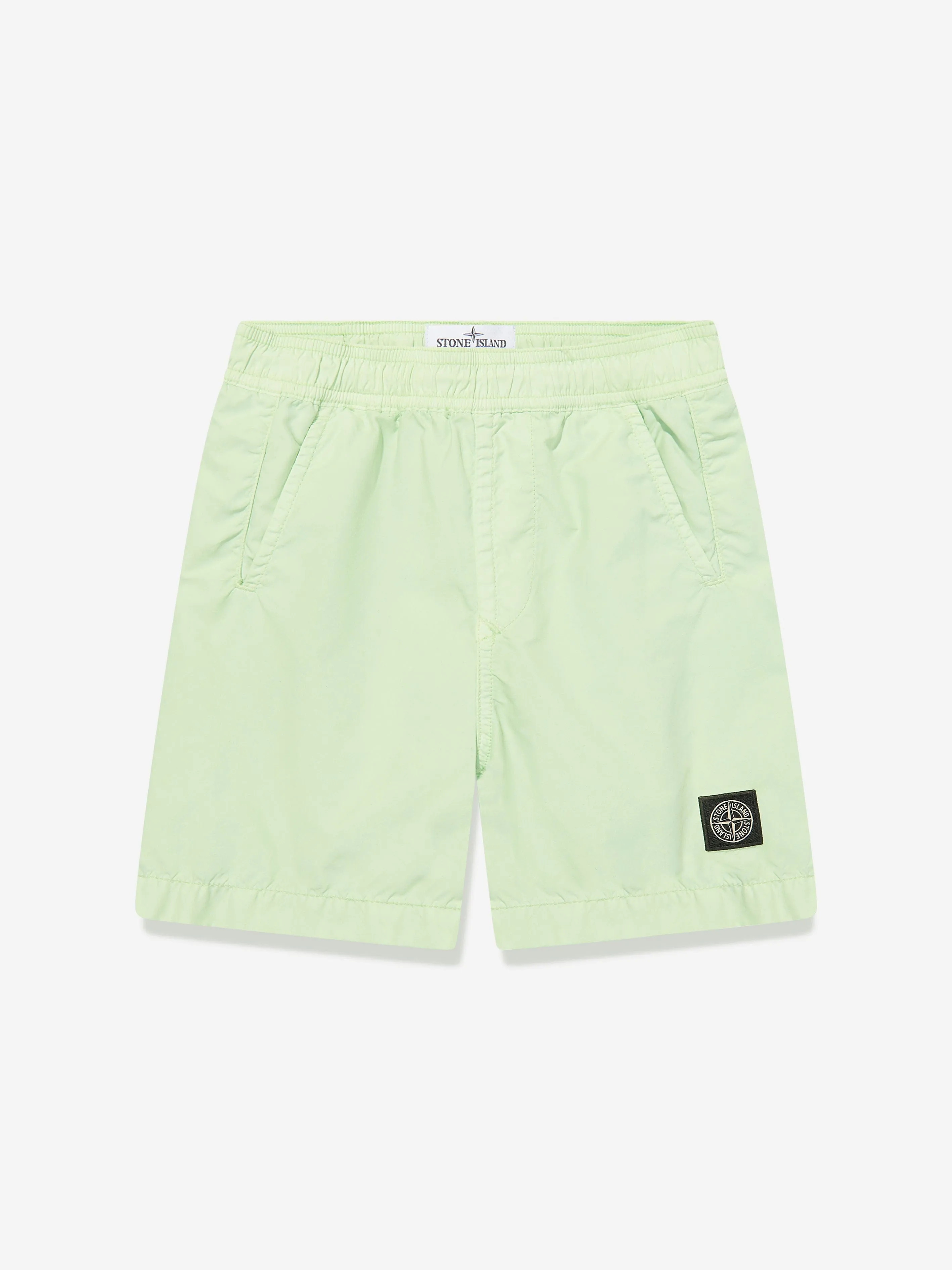 Boys Compass Logo Swim Shorts in Green