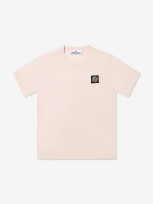 Boys Compass Logo T-Shirt in Pink