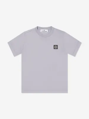 Boys Compass Logo T-Shirt in Purple