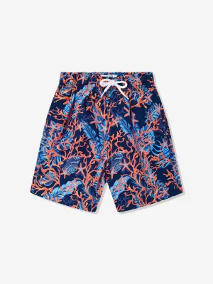Boys Coral Beach Shorts in Blue (UPF50 )