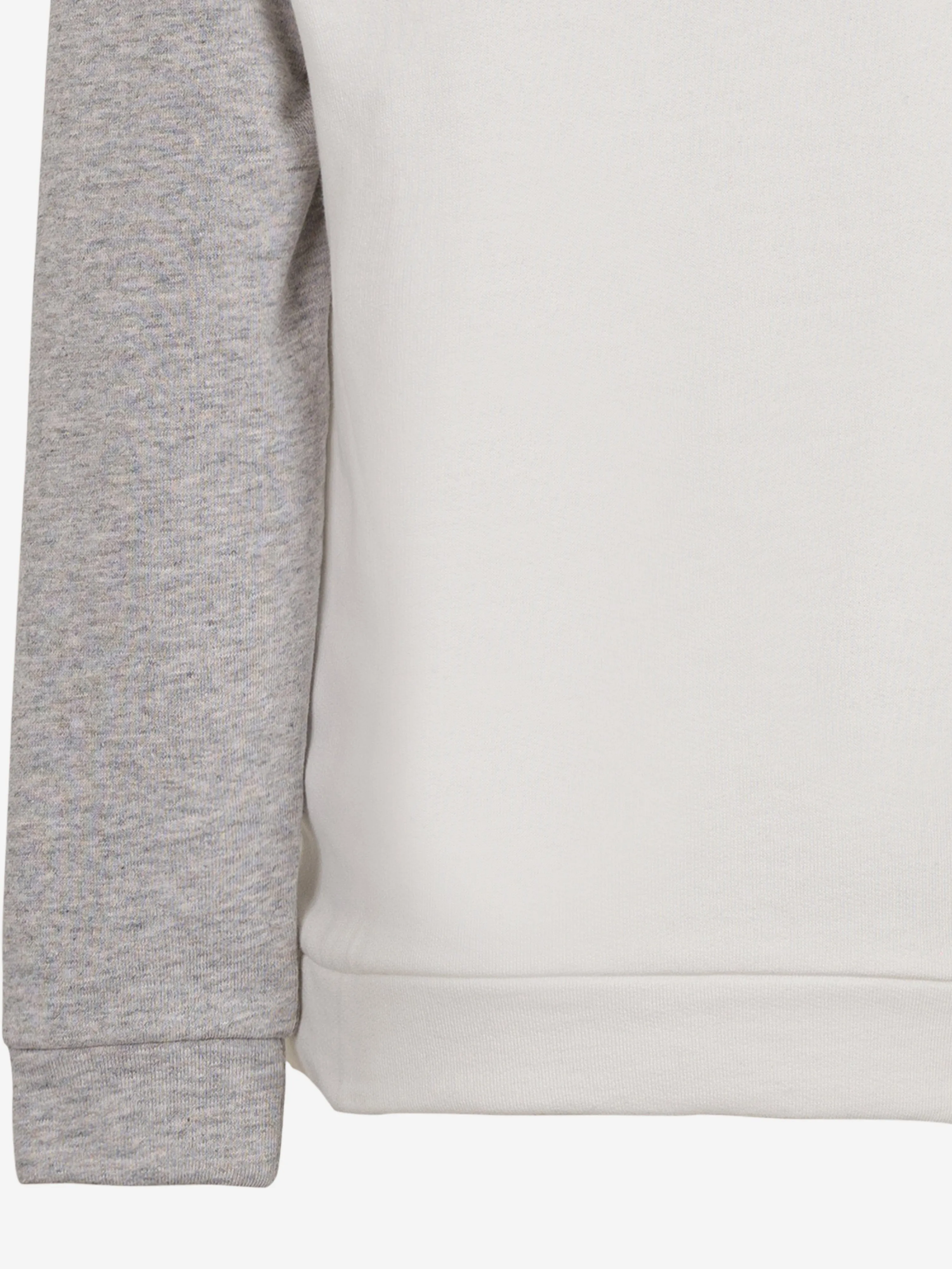 Boys Cotton Hoodie in Ivory