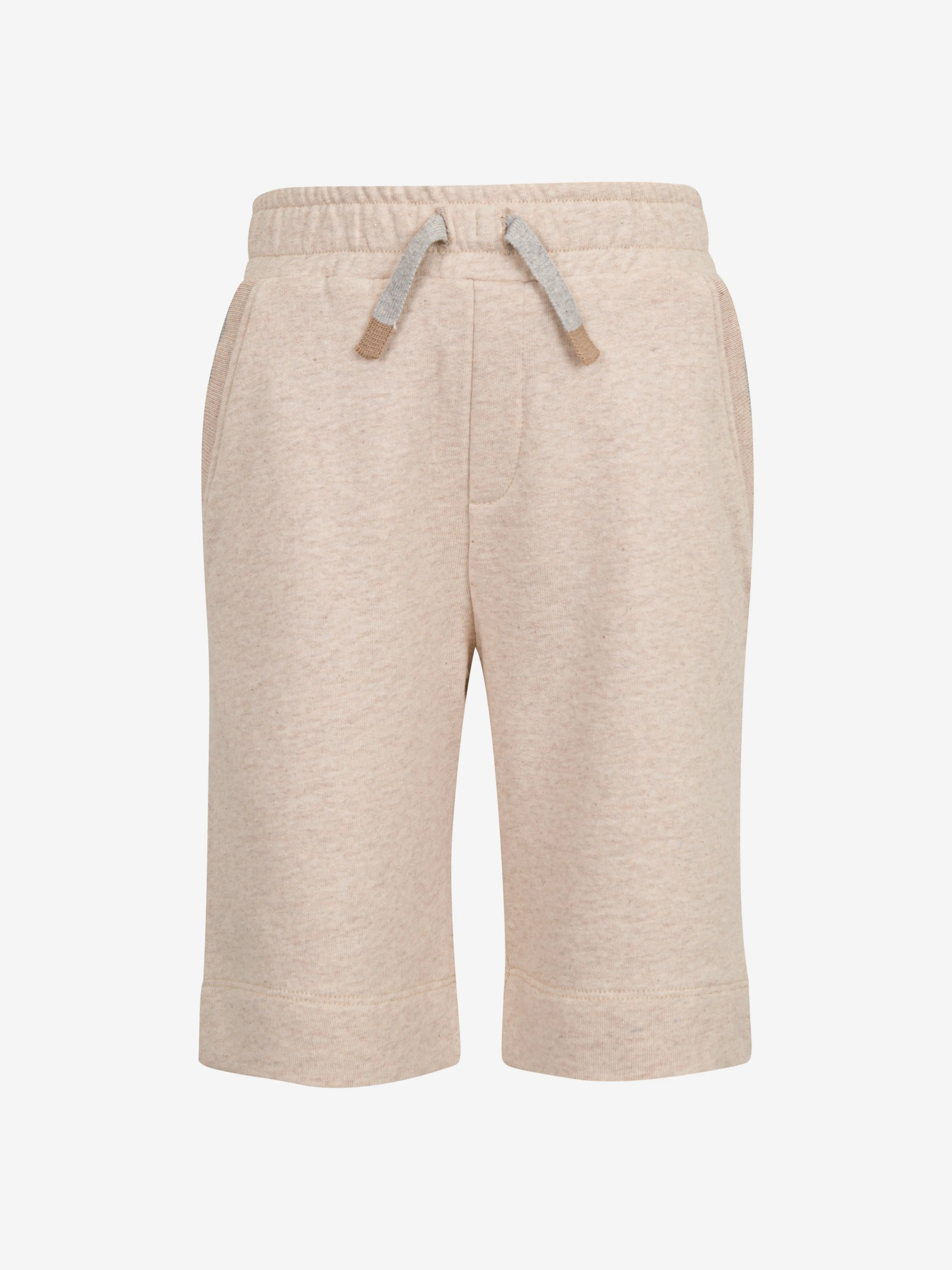 Boys Cotton Shorts in Beige