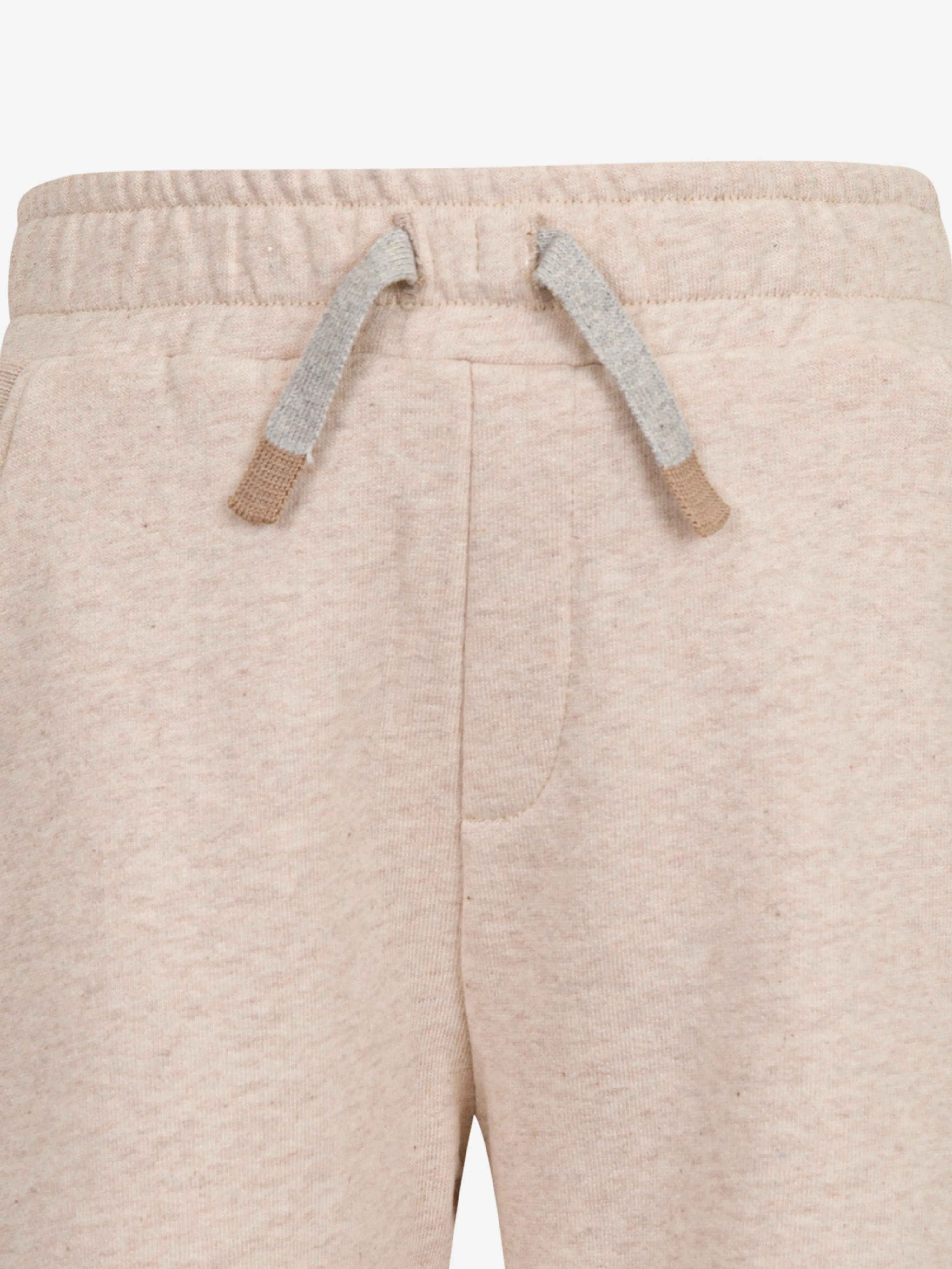 Boys Cotton Shorts in Beige