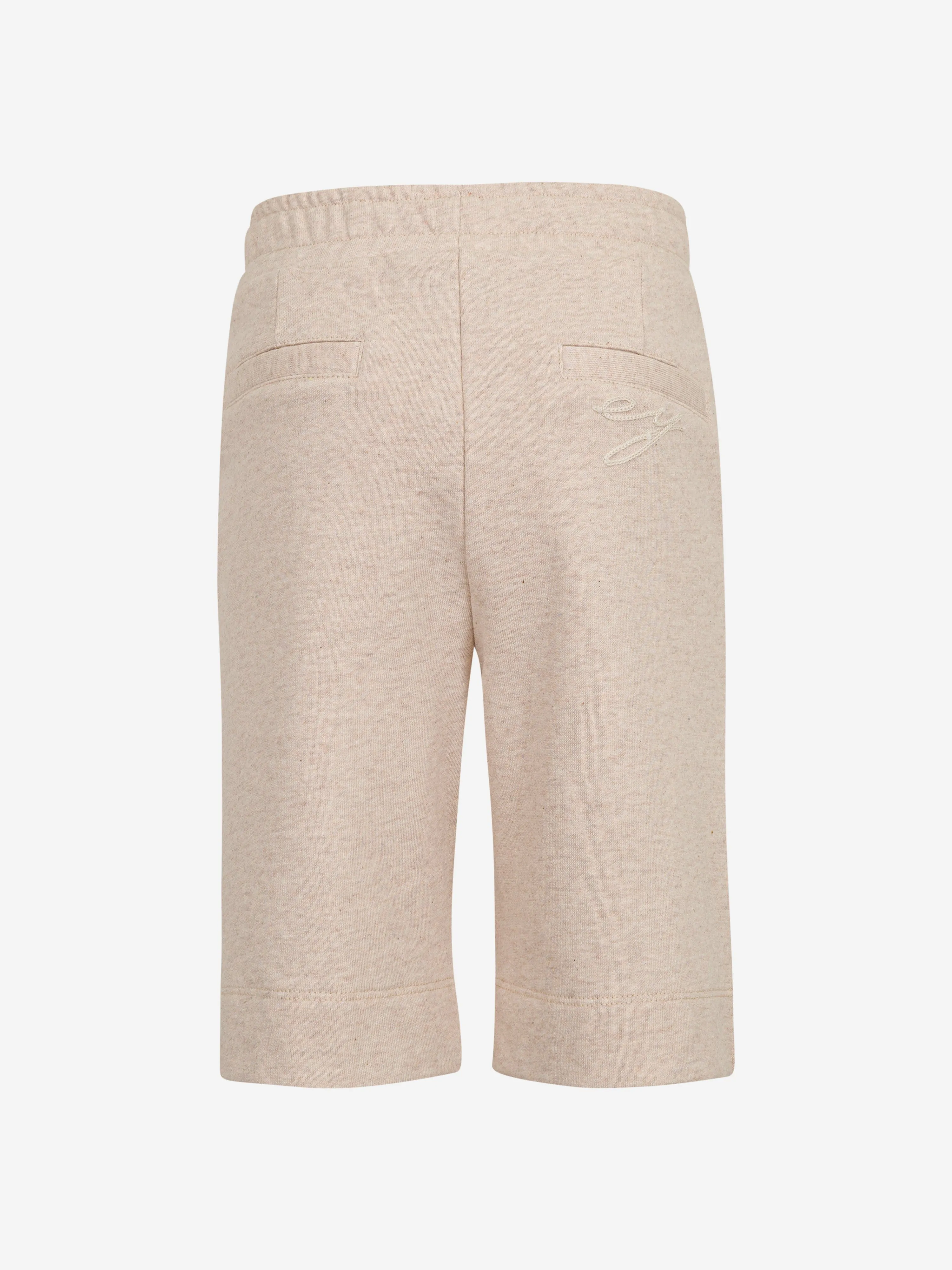 Boys Cotton Shorts in Beige