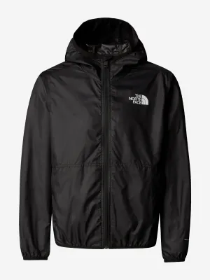 Boys Cyclone Windbreaker Jacket in Black