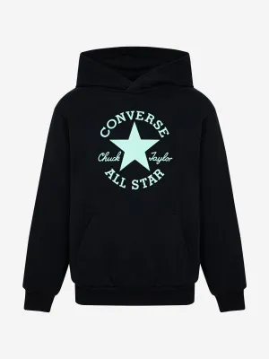 Boys Dissected Chuck Relaxed Fit Hoodie in Black