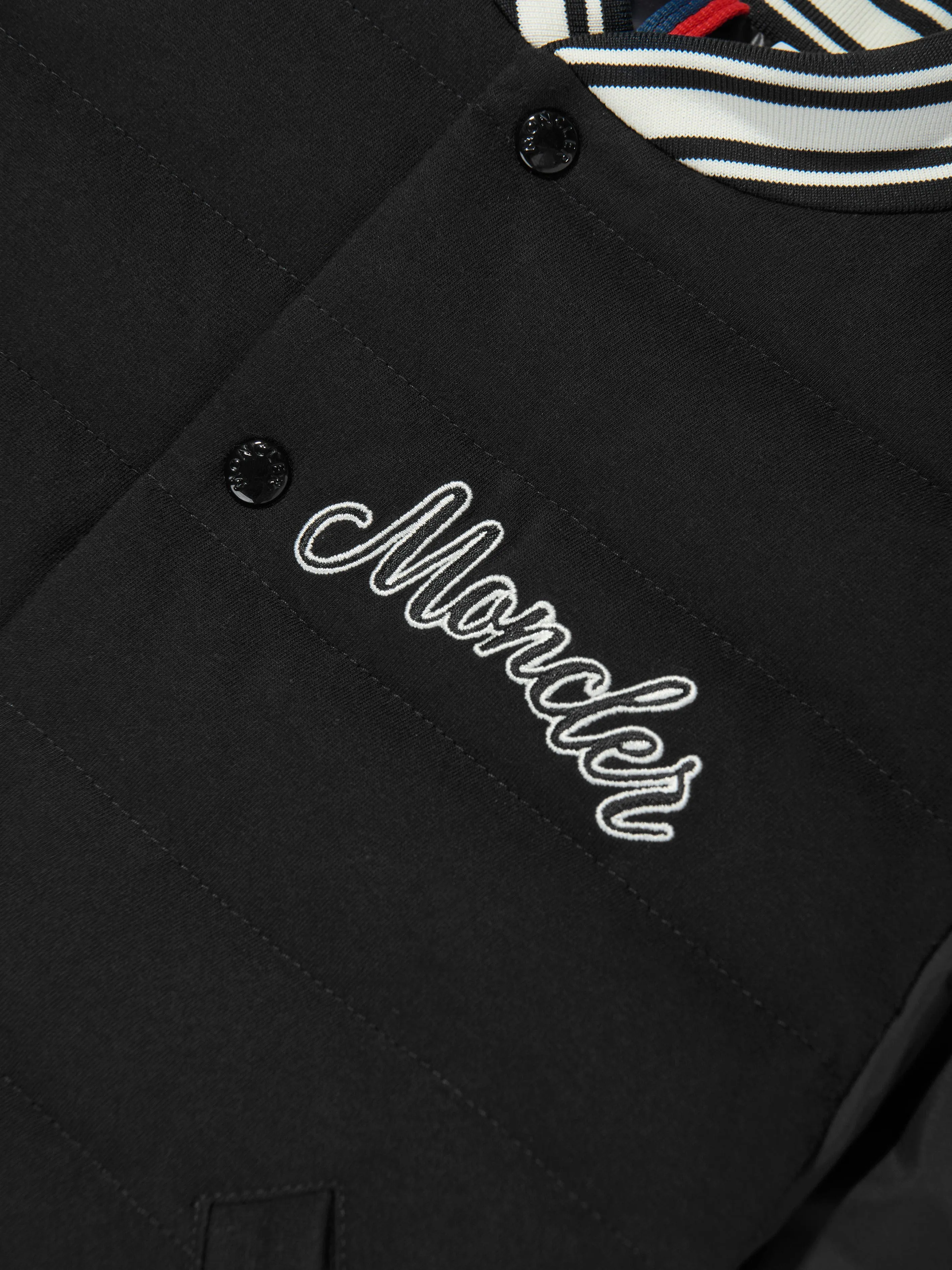 Boys Down Padded Dieter Bomber Jacket in Black